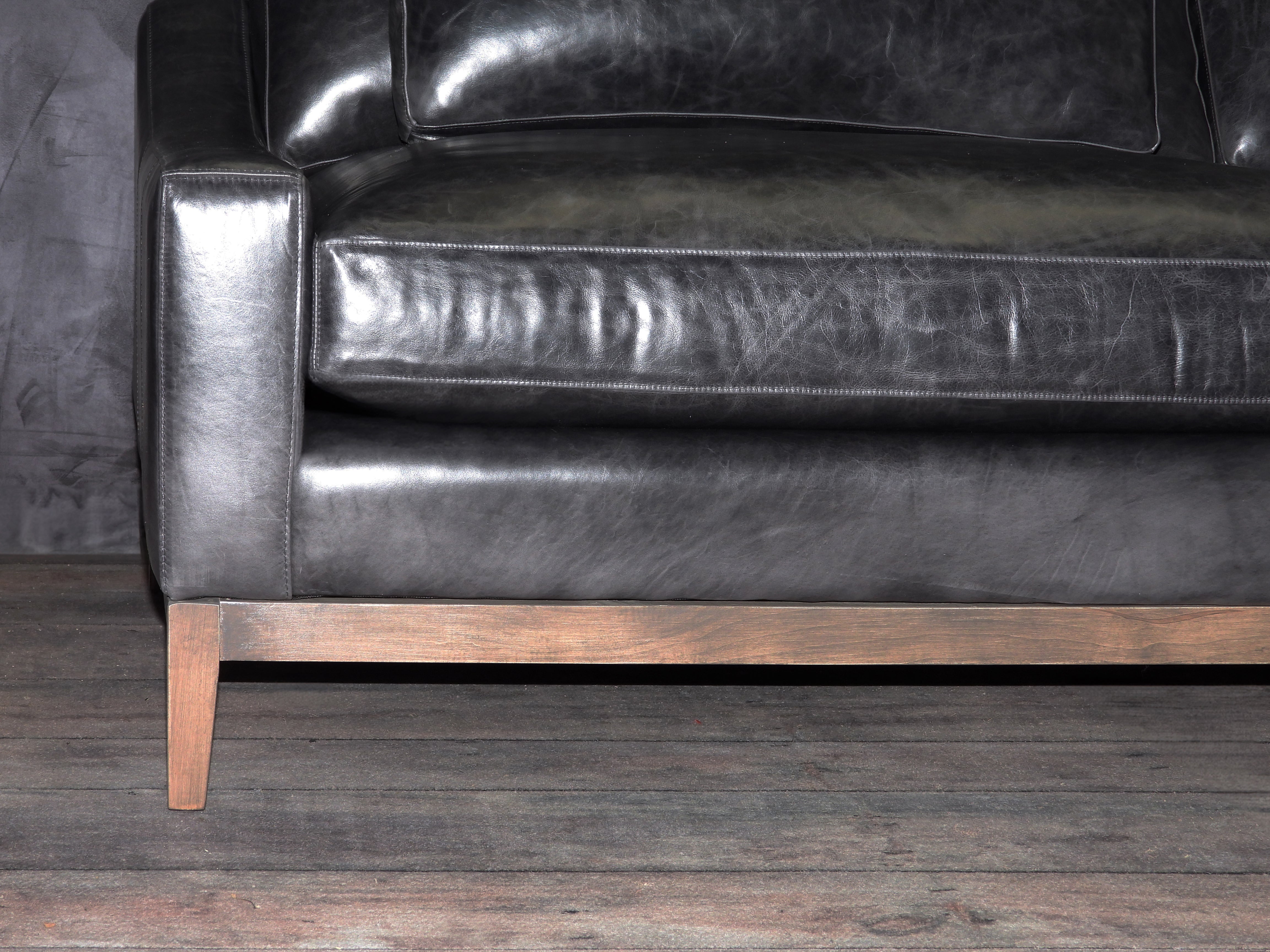 CANAPÉ EN CUIR MODERNE ITALIA SLOPE