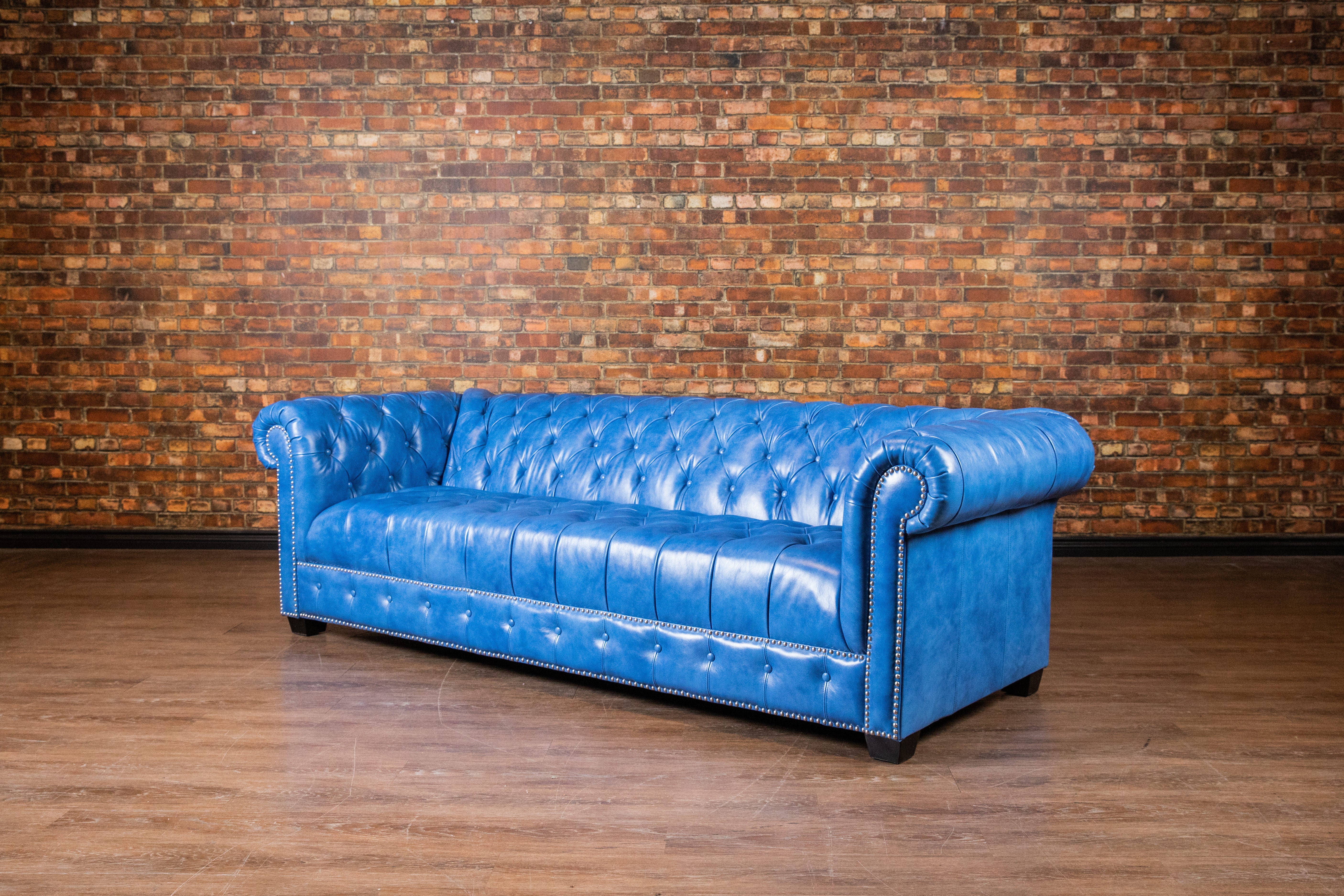 ROYAL BRITANNIA LEATHER SOFA