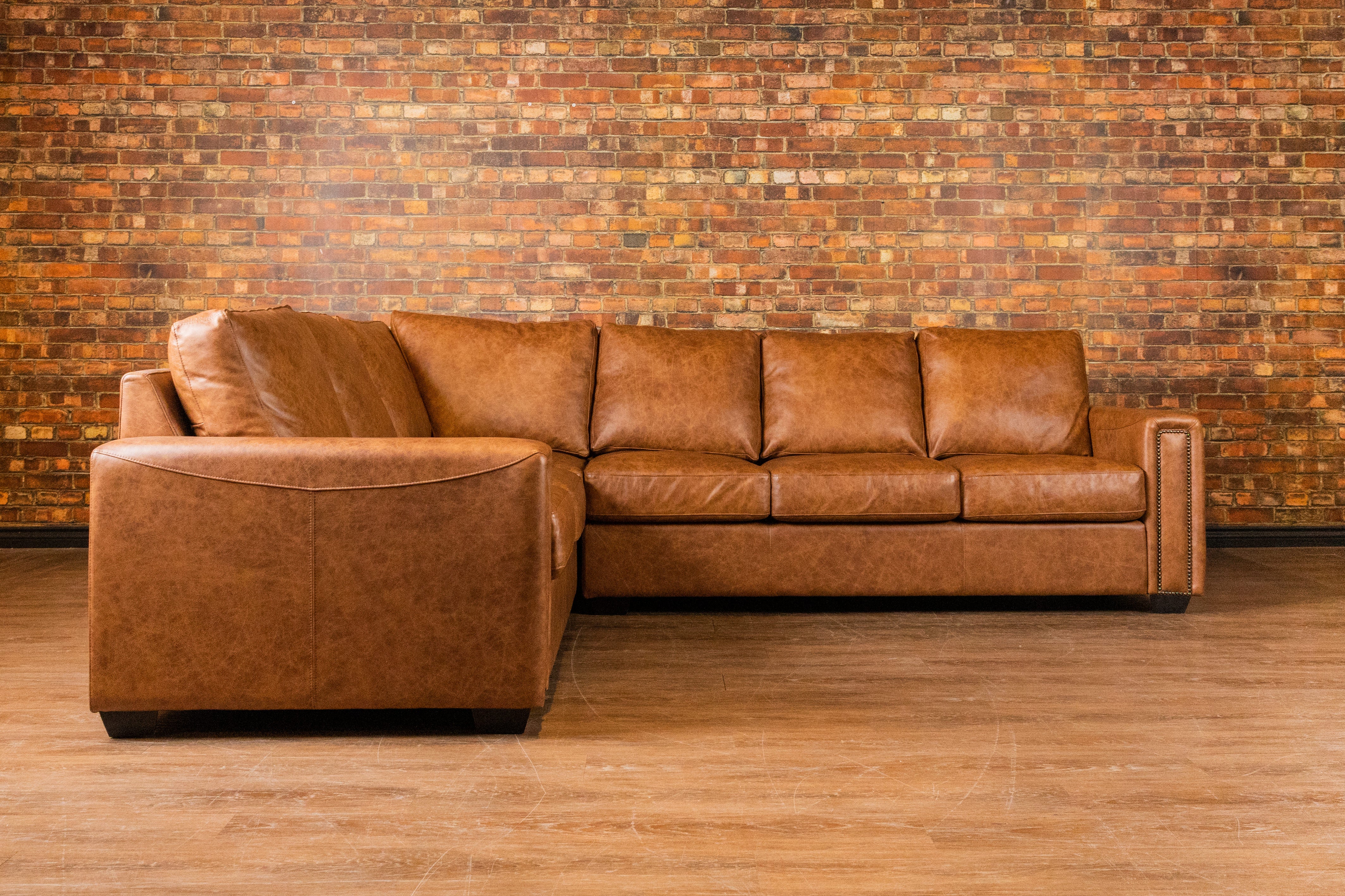 IOWA LEATHER SECTIONAL