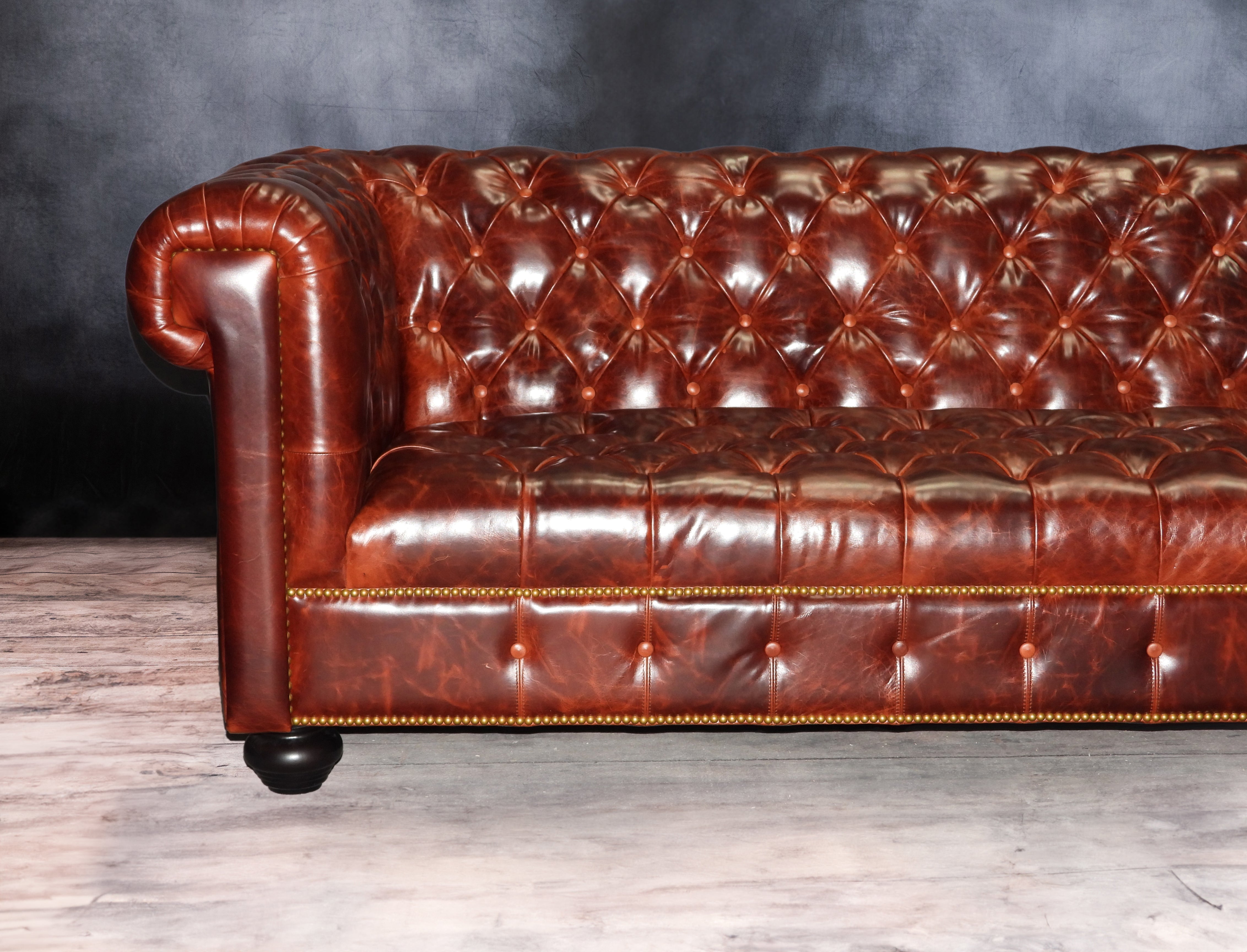 King Richard Leather Sectional