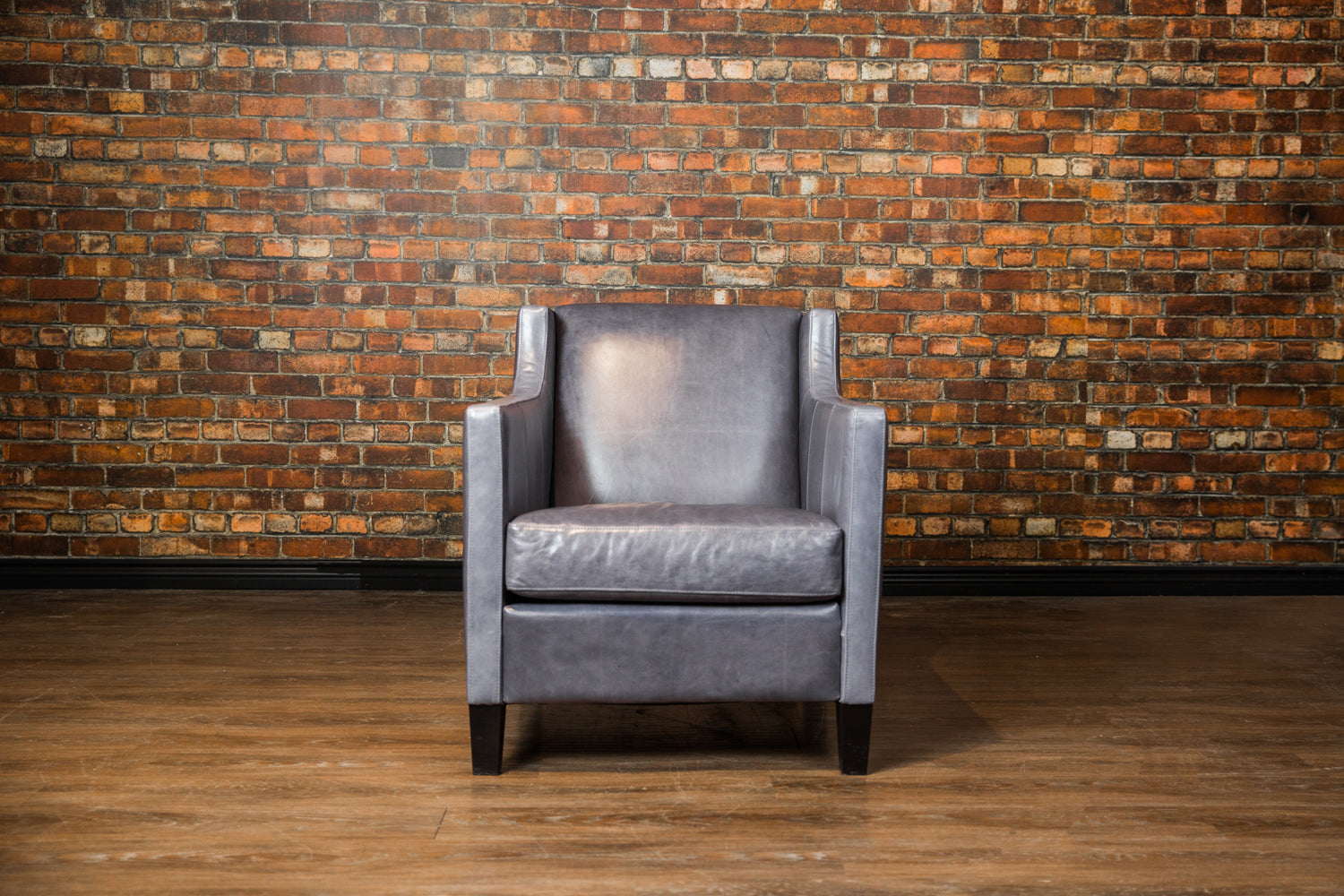 MANORWOOD TIGHT BACK LEATHER CHAIR