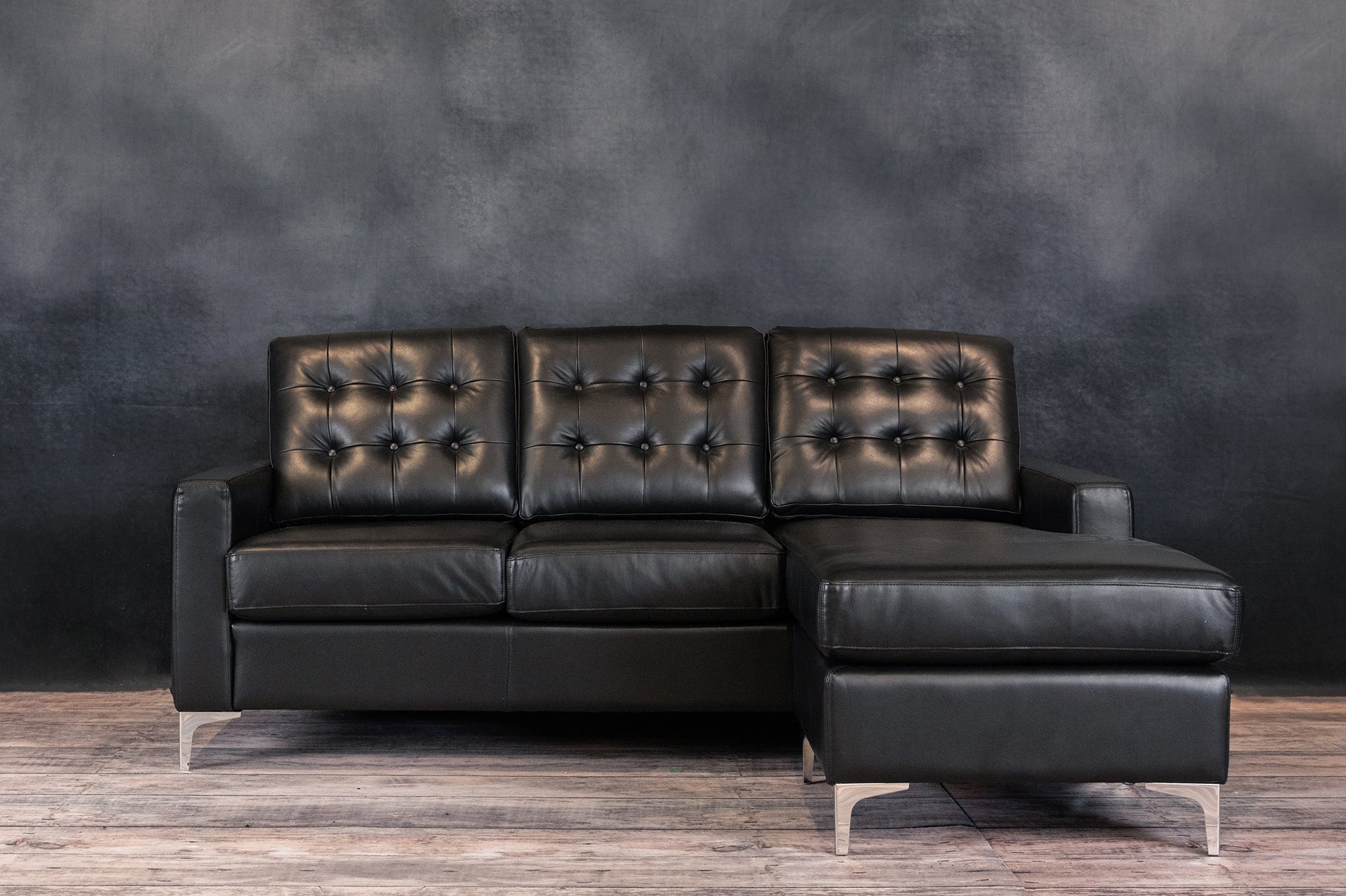 MANHATTAN LEATHER SOFA CHAISE