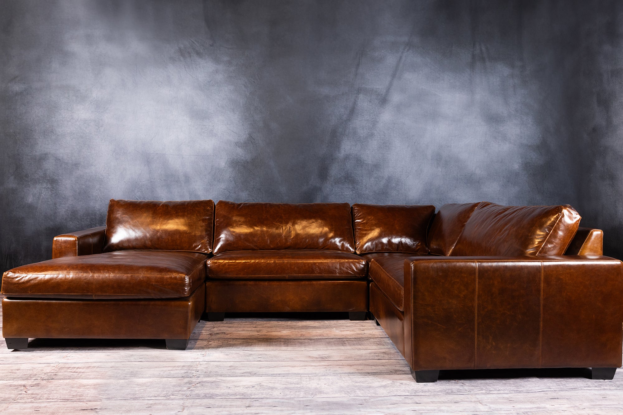 leather sectional