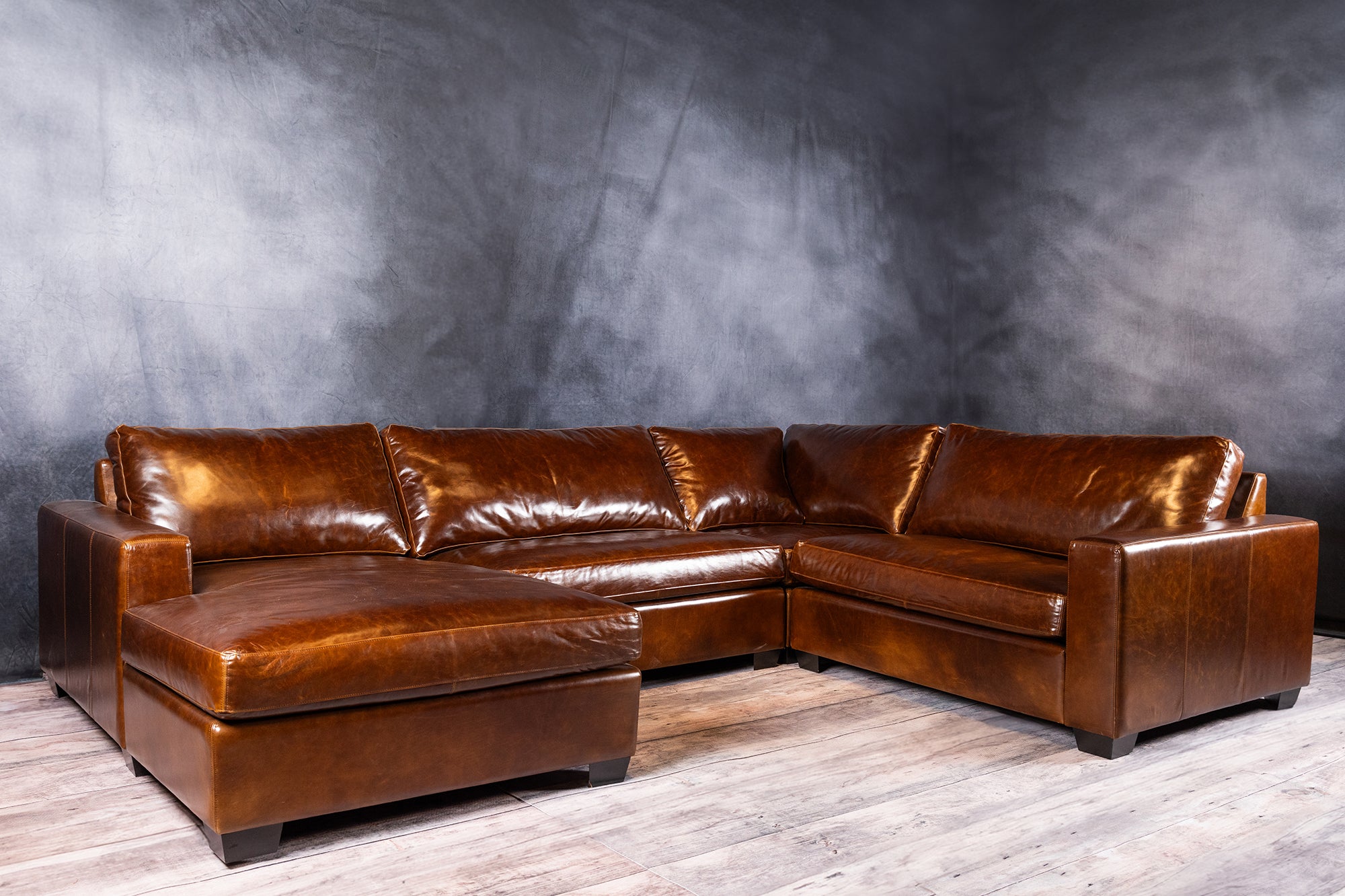 leather sectional