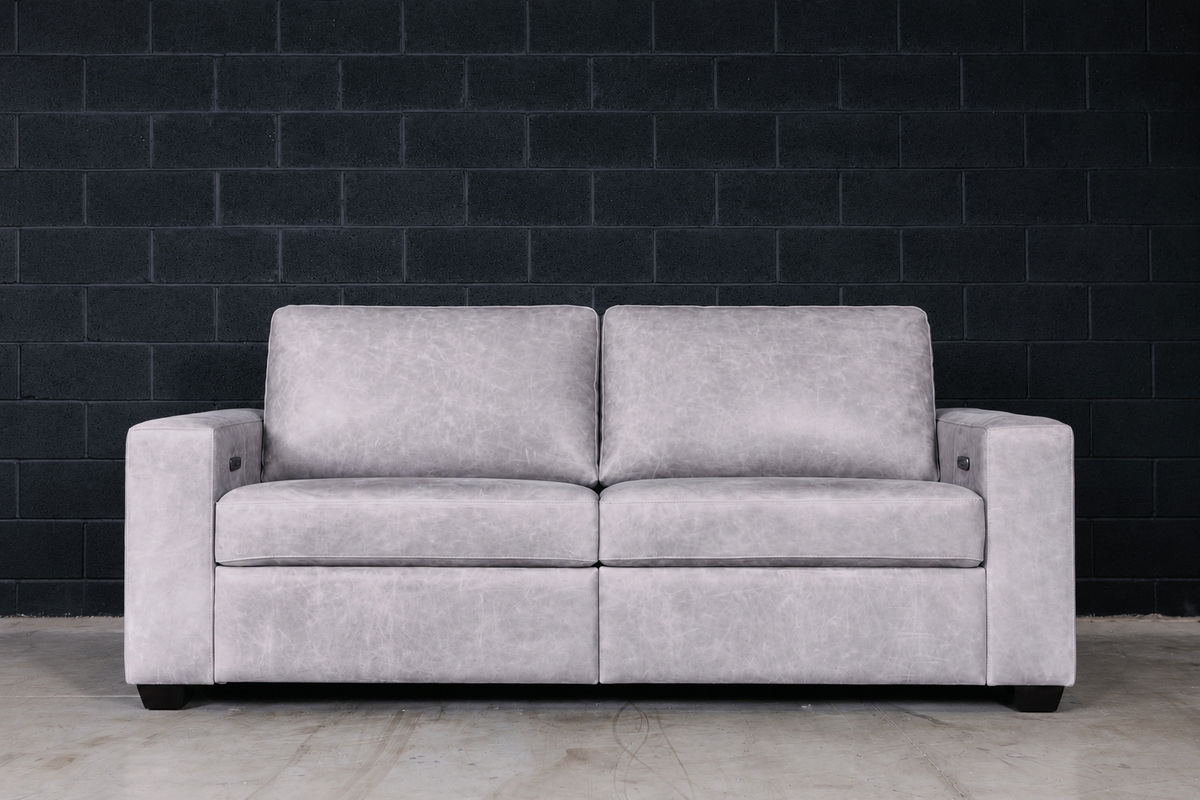 MODENA MOTION LEATHER SOFA 88 INCH
