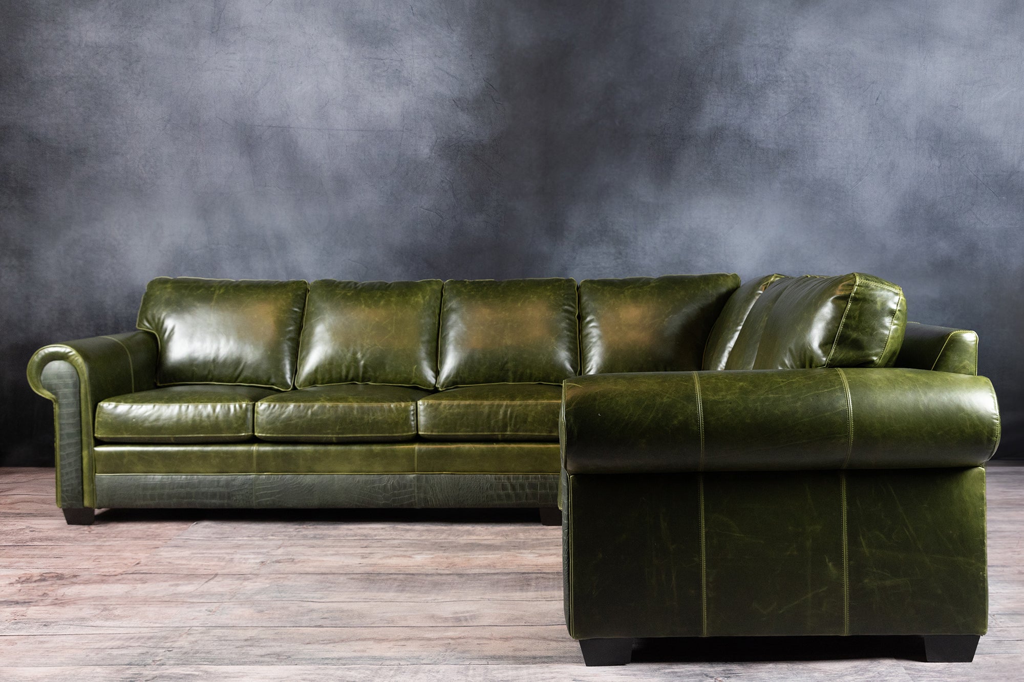 leather sectional 