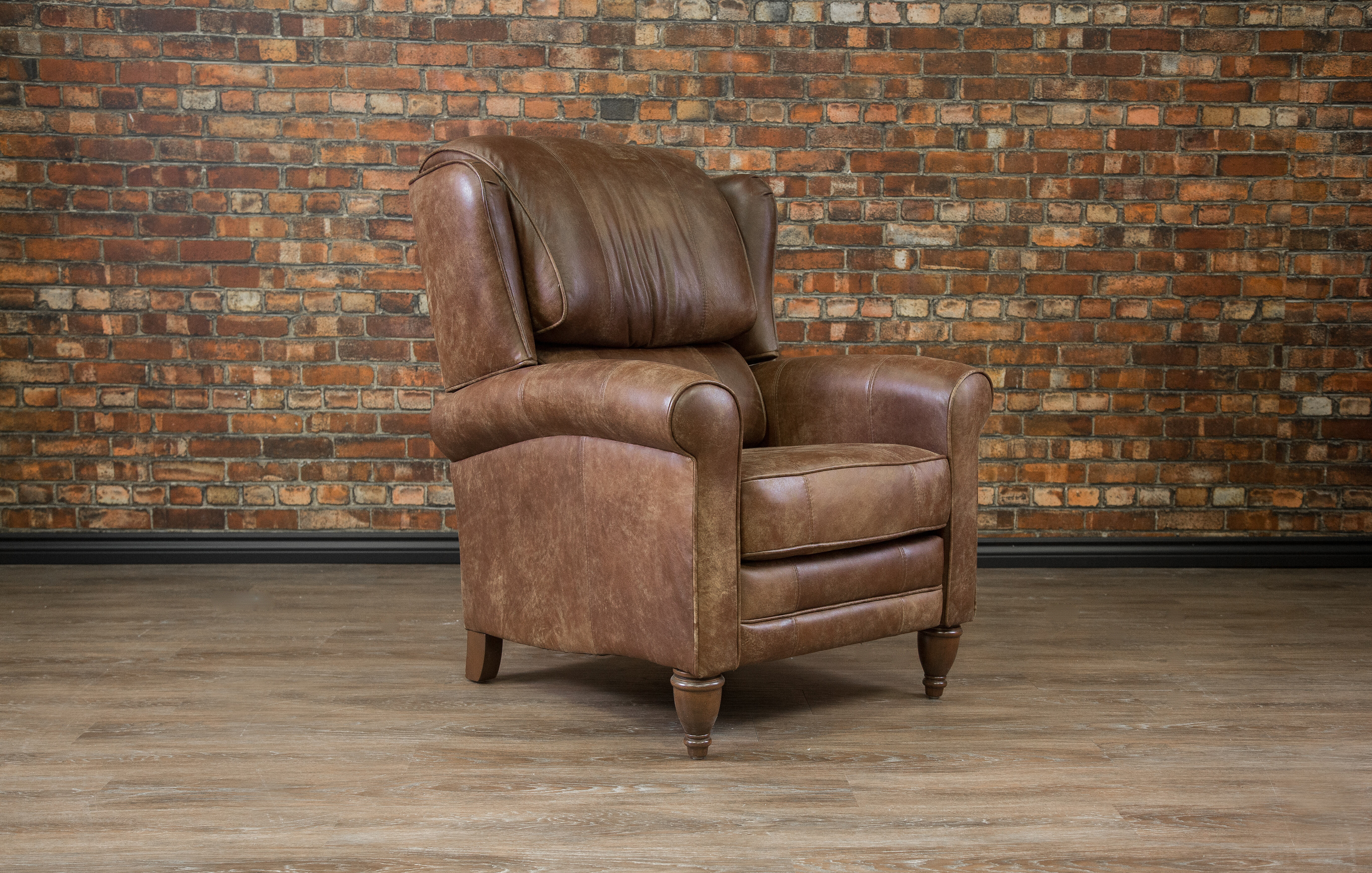 FAUTEUIL INCLINABLE EN CUIR PRINCE JAMIESON