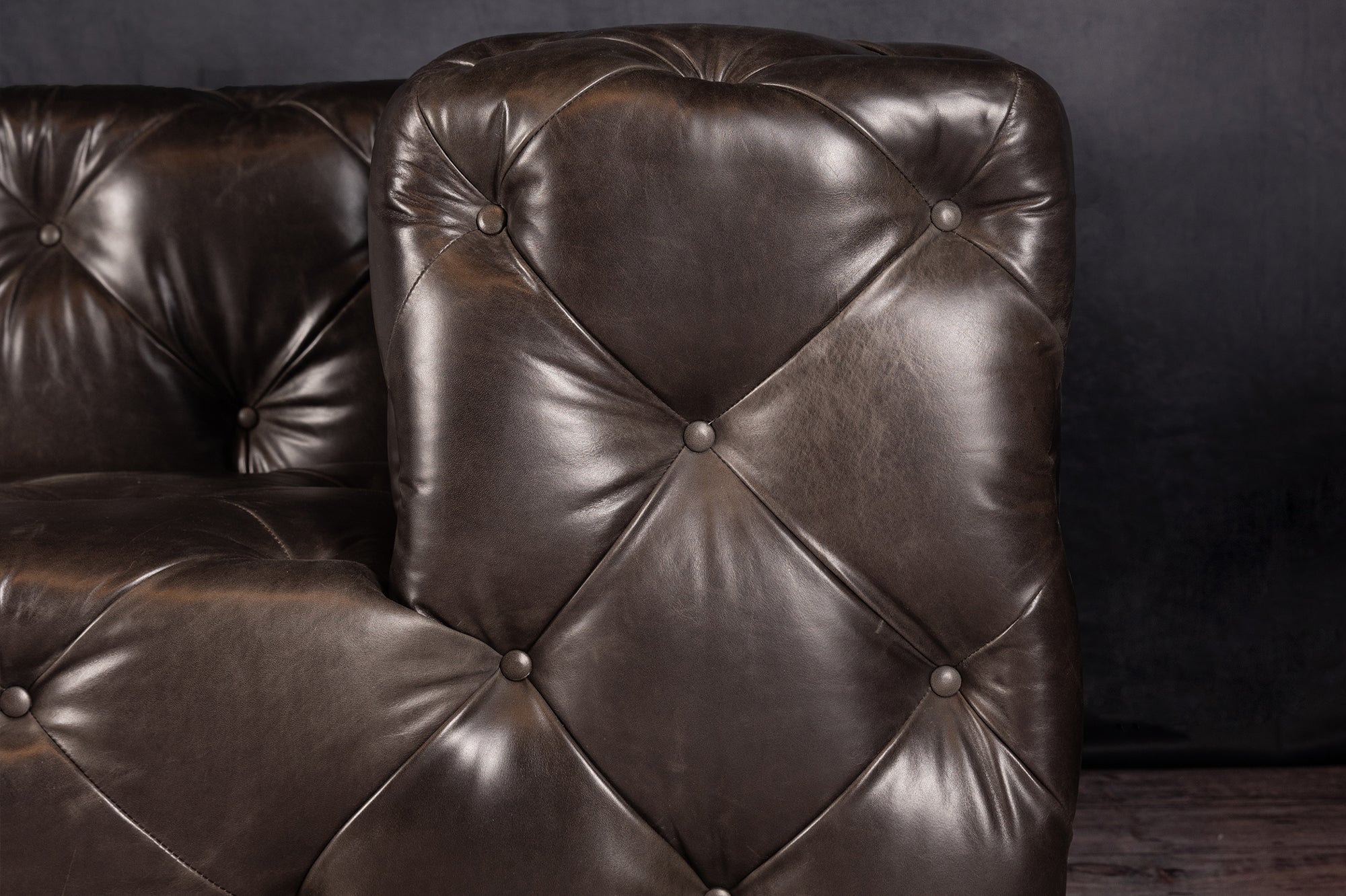 ROYAL DECADENCE LEATHER SOFA