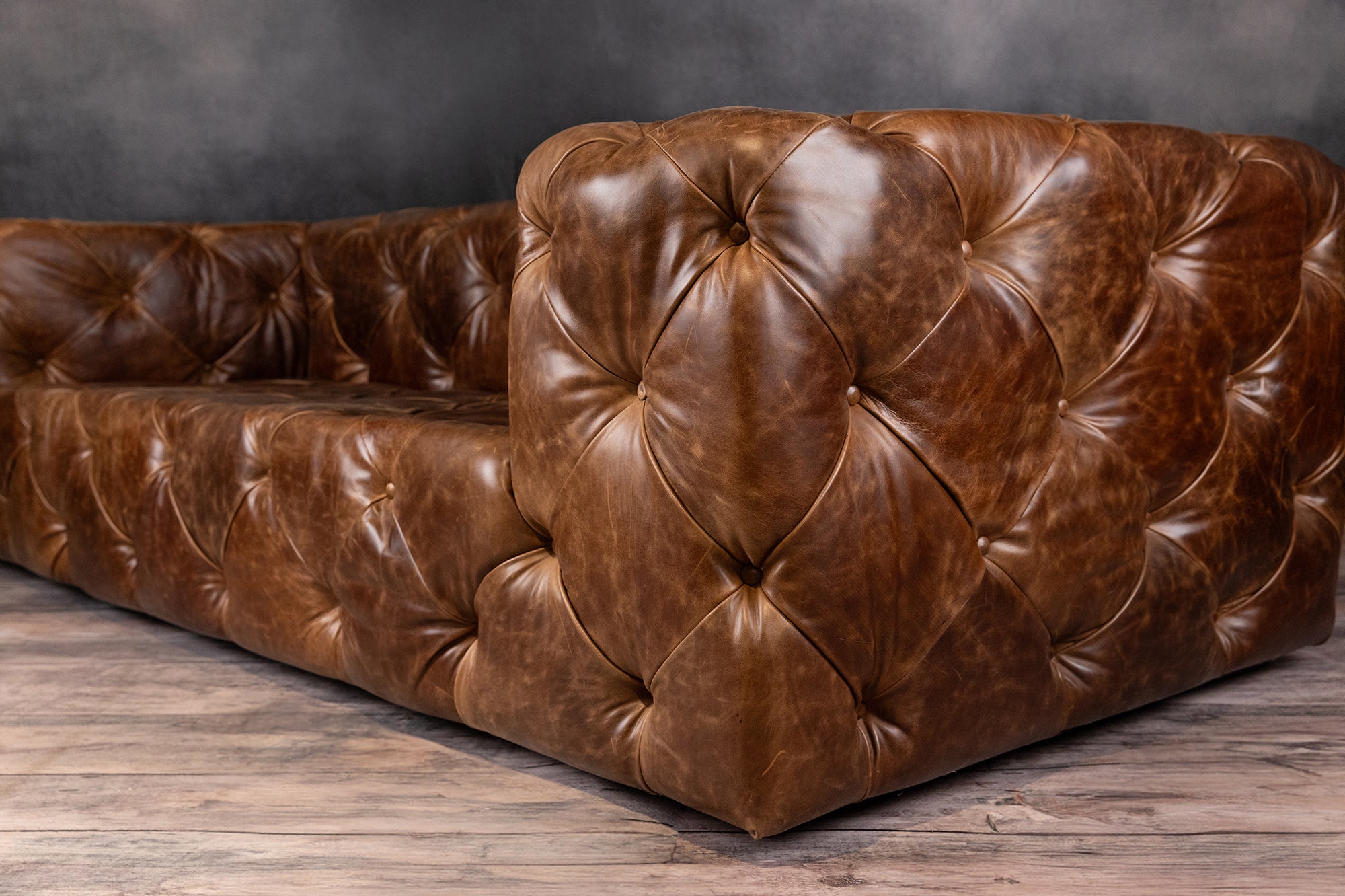 ROYAL DECADENCE LEATHER SOFA