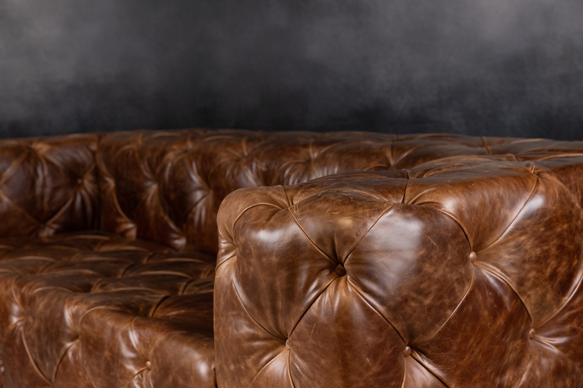 ROYAL DECADENCE LEATHER SOFA