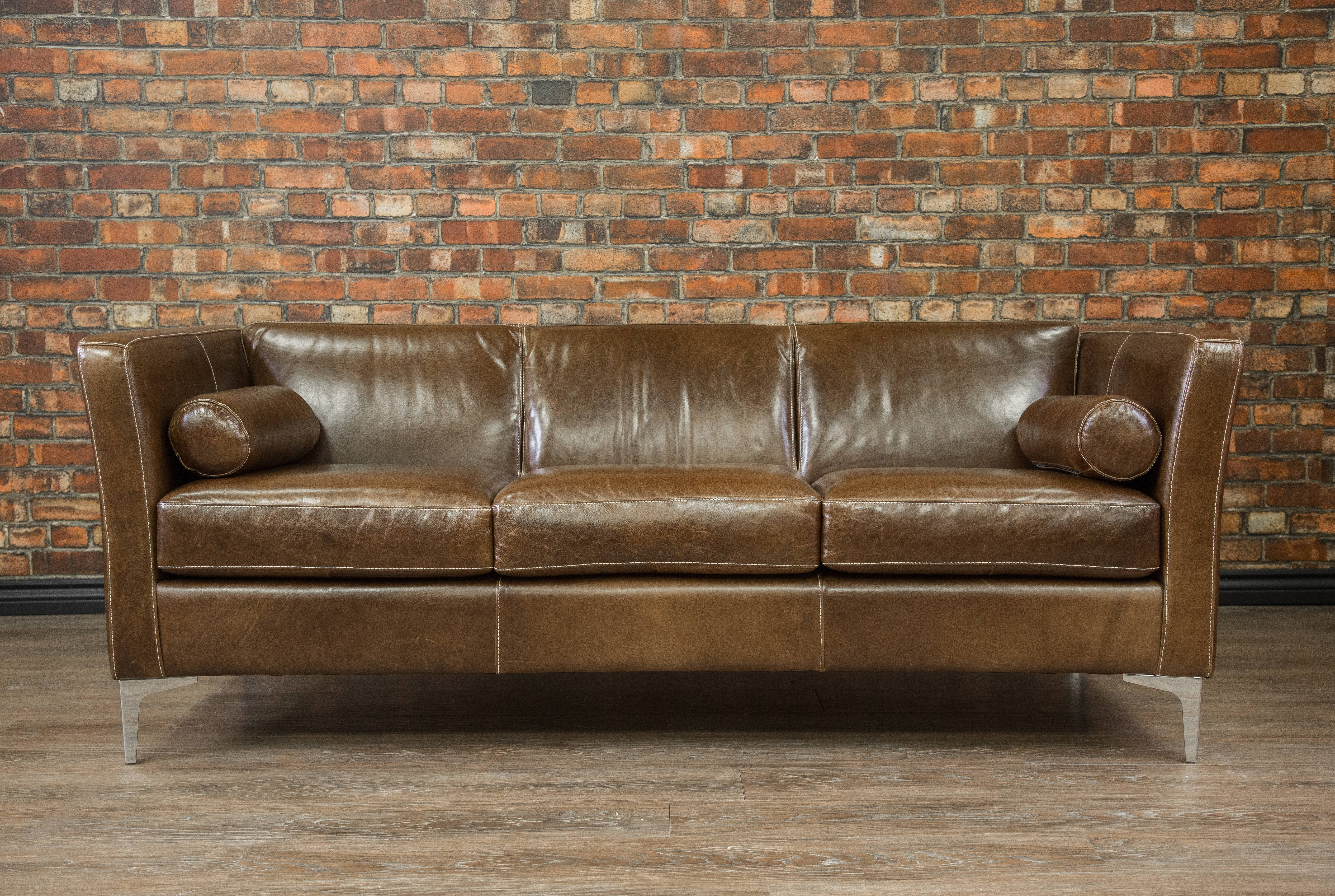 SCIENA LEATHER SOFA