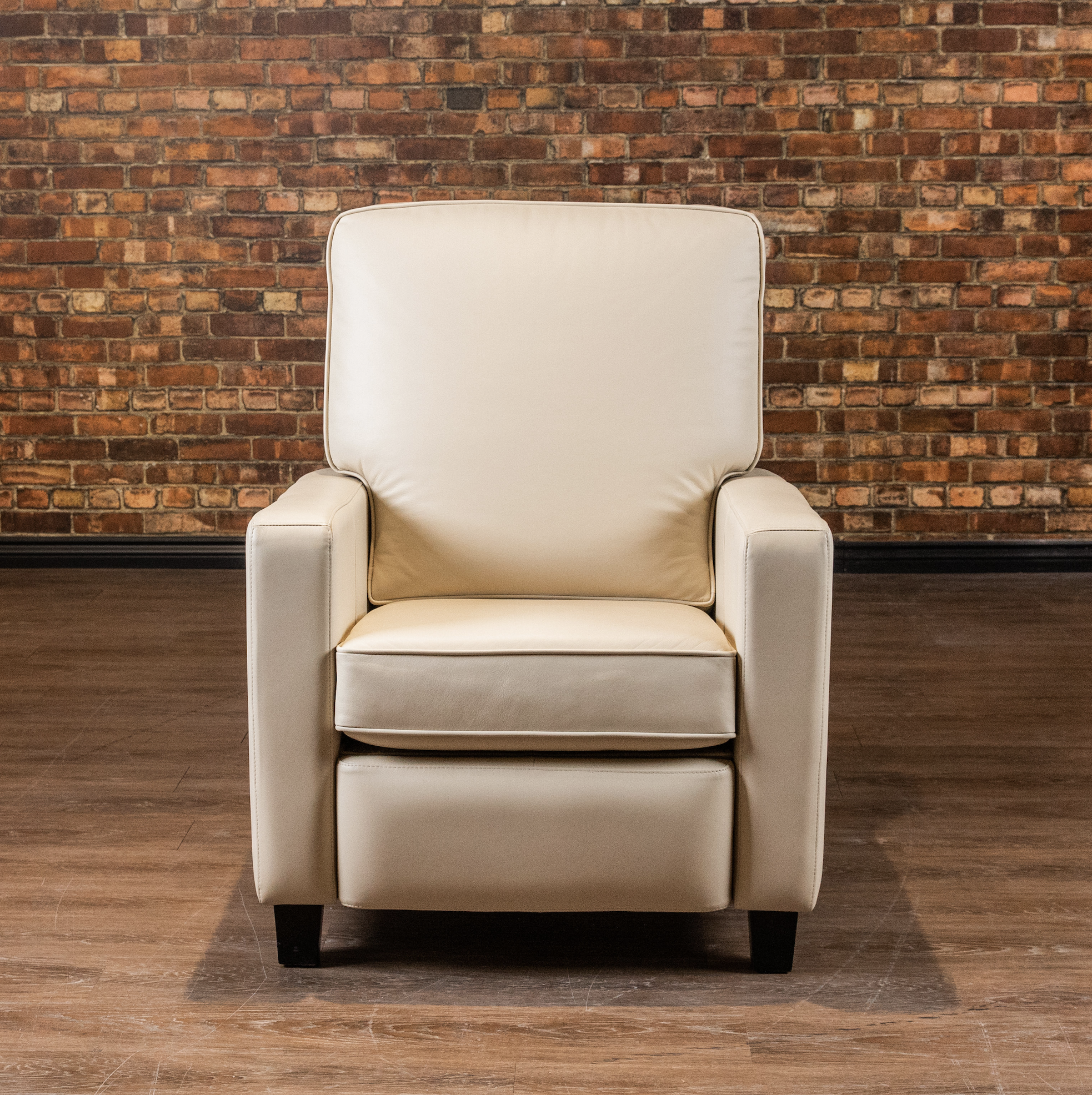 FAUTEUIL INCLINABLE EN CUIR ANTONIO