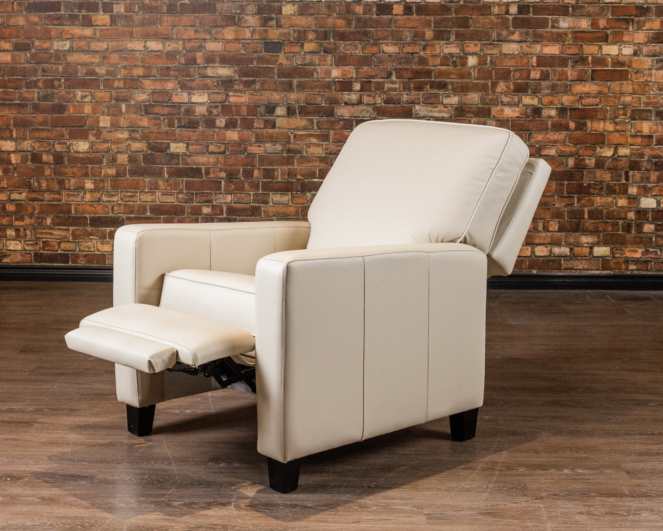 FAUTEUIL INCLINABLE EN CUIR ANTONIO