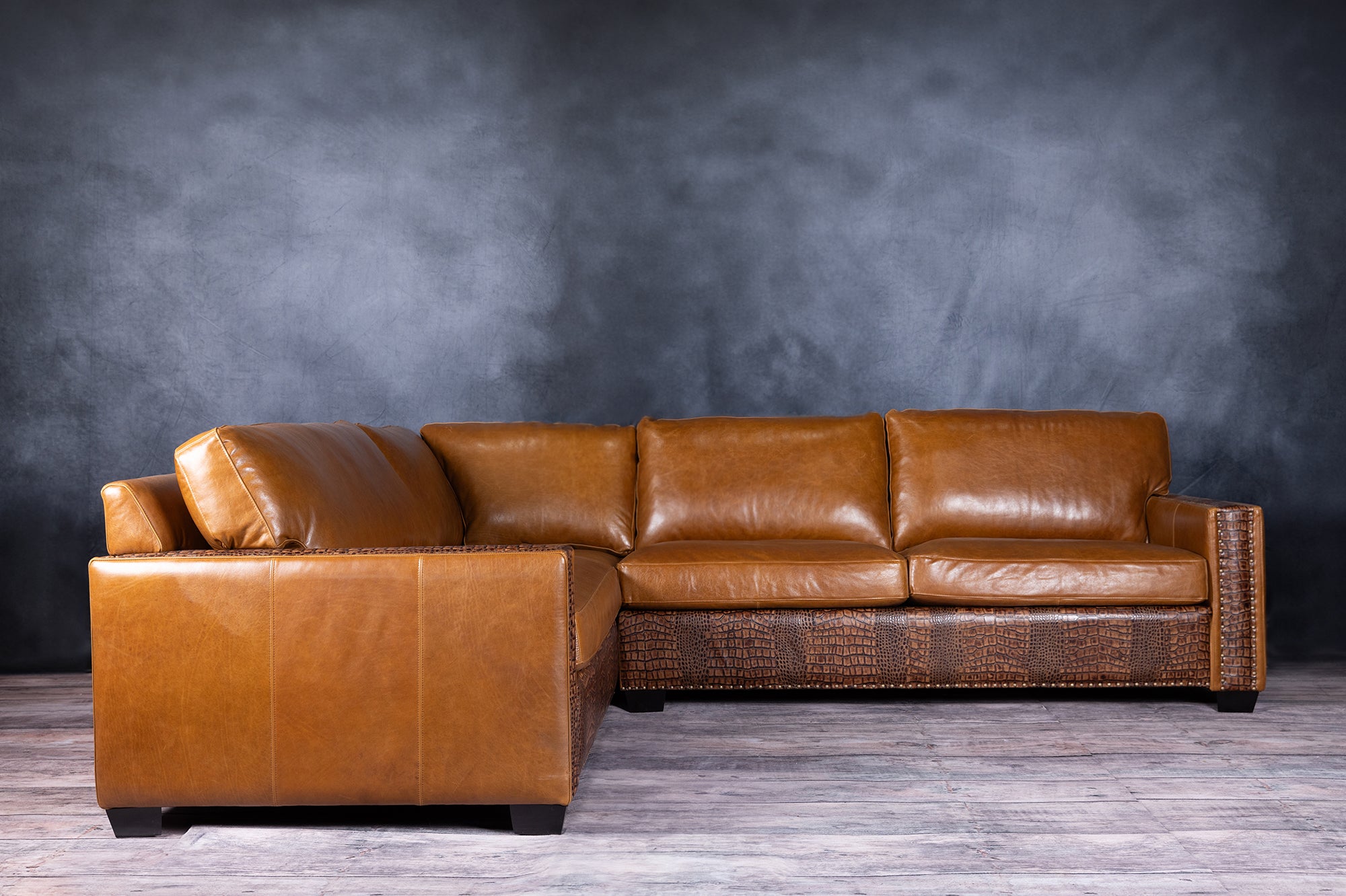 leather sectional 