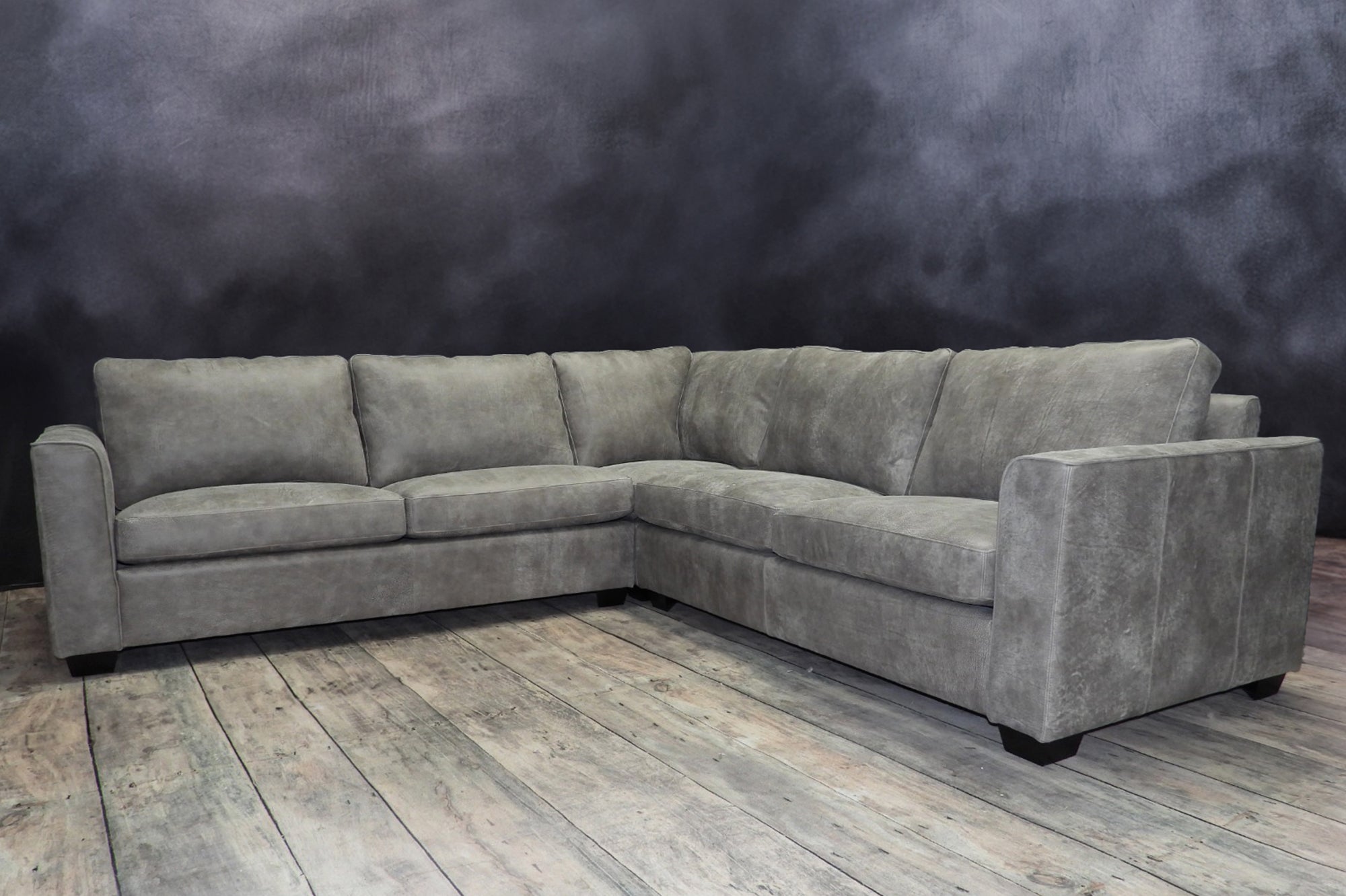 LEATHER SECTIONAL