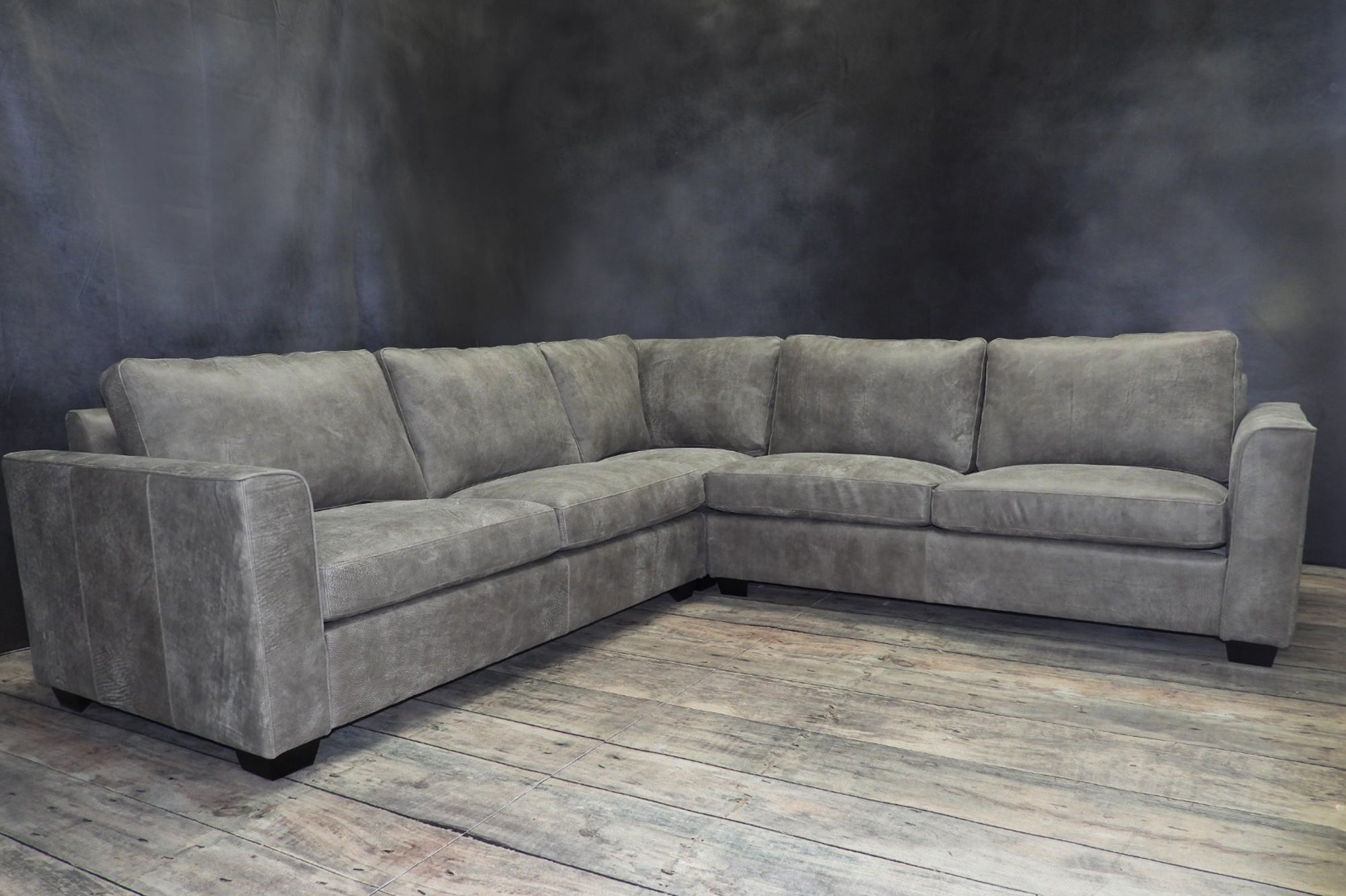 LEATHER SECTIONAL