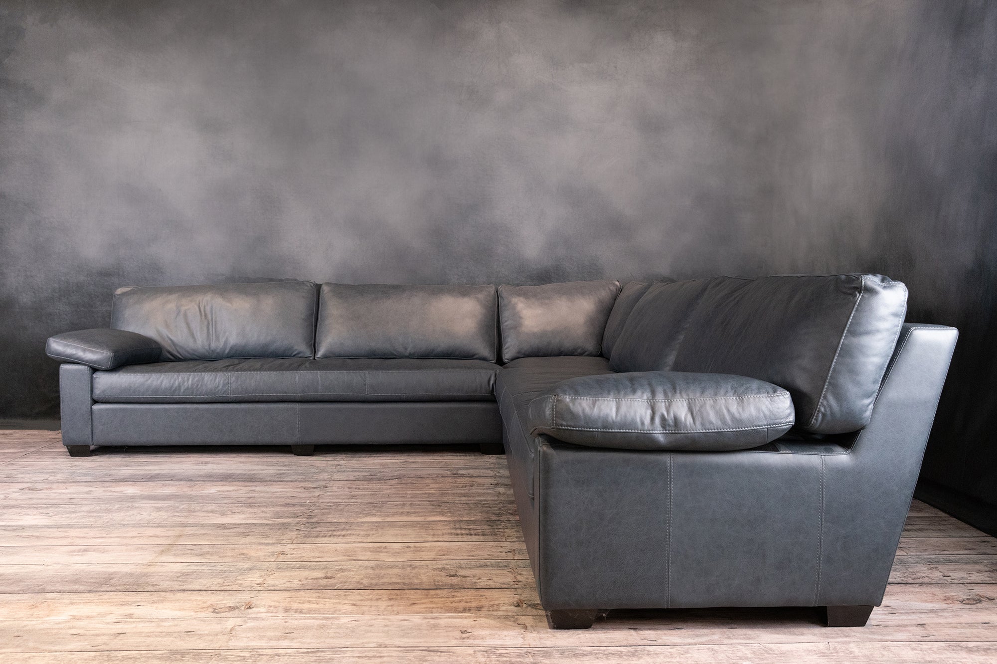 LEATHER SECTIONAL