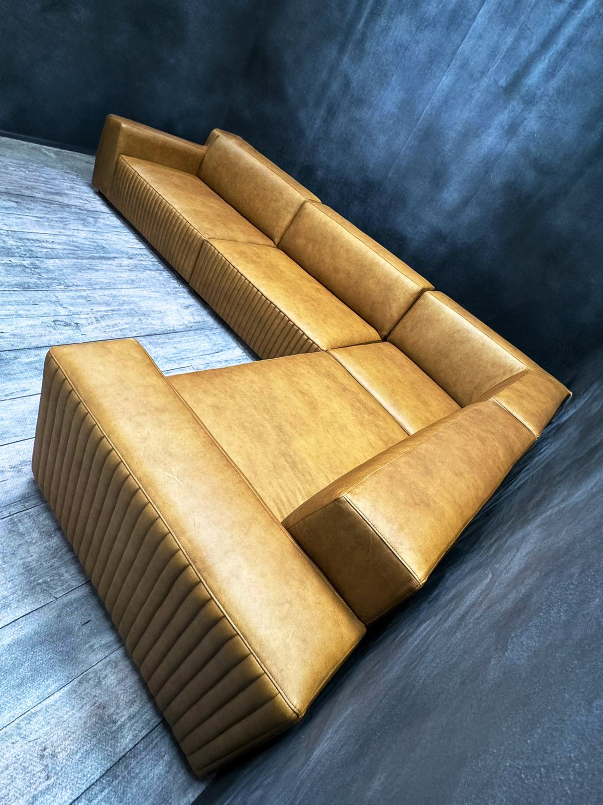 CHALENGER CANAPÉ D'ANGLE EN CUIR