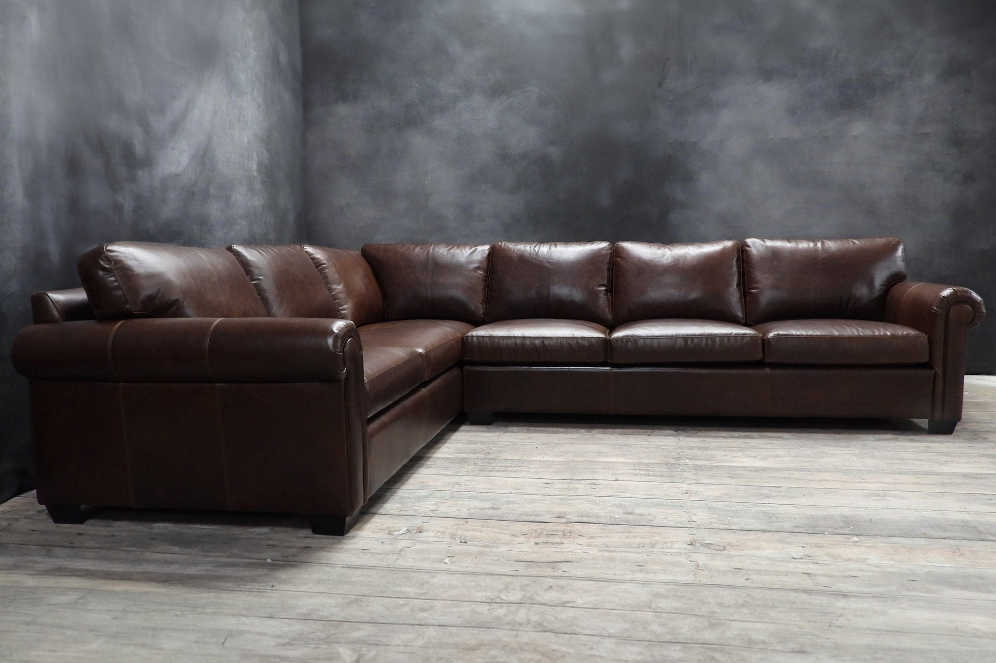 THE WINCHESTER GRAND LEATHER SECTIONAL