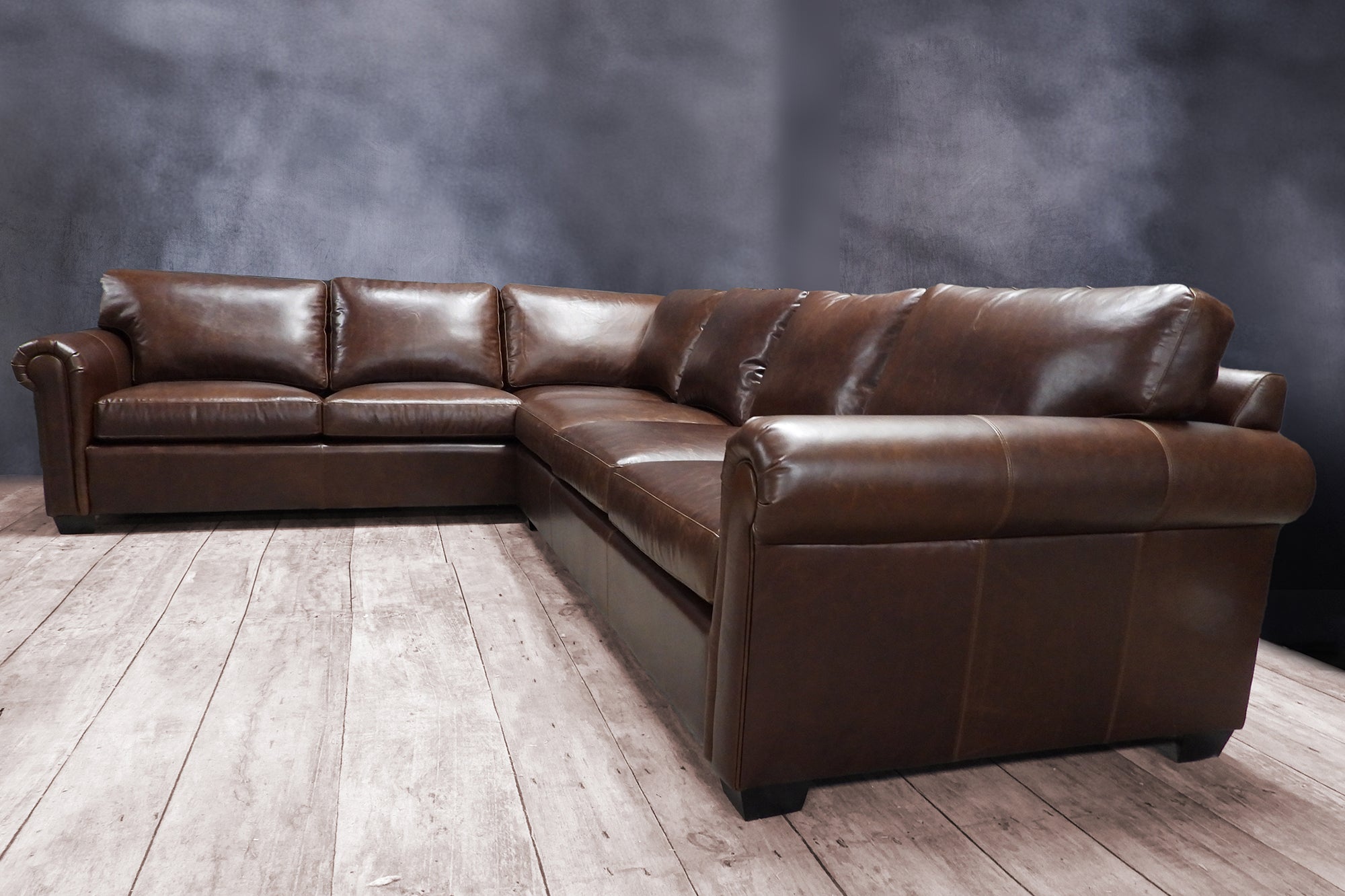 THE WINCHESTER GRAND LEATHER SECTIONAL