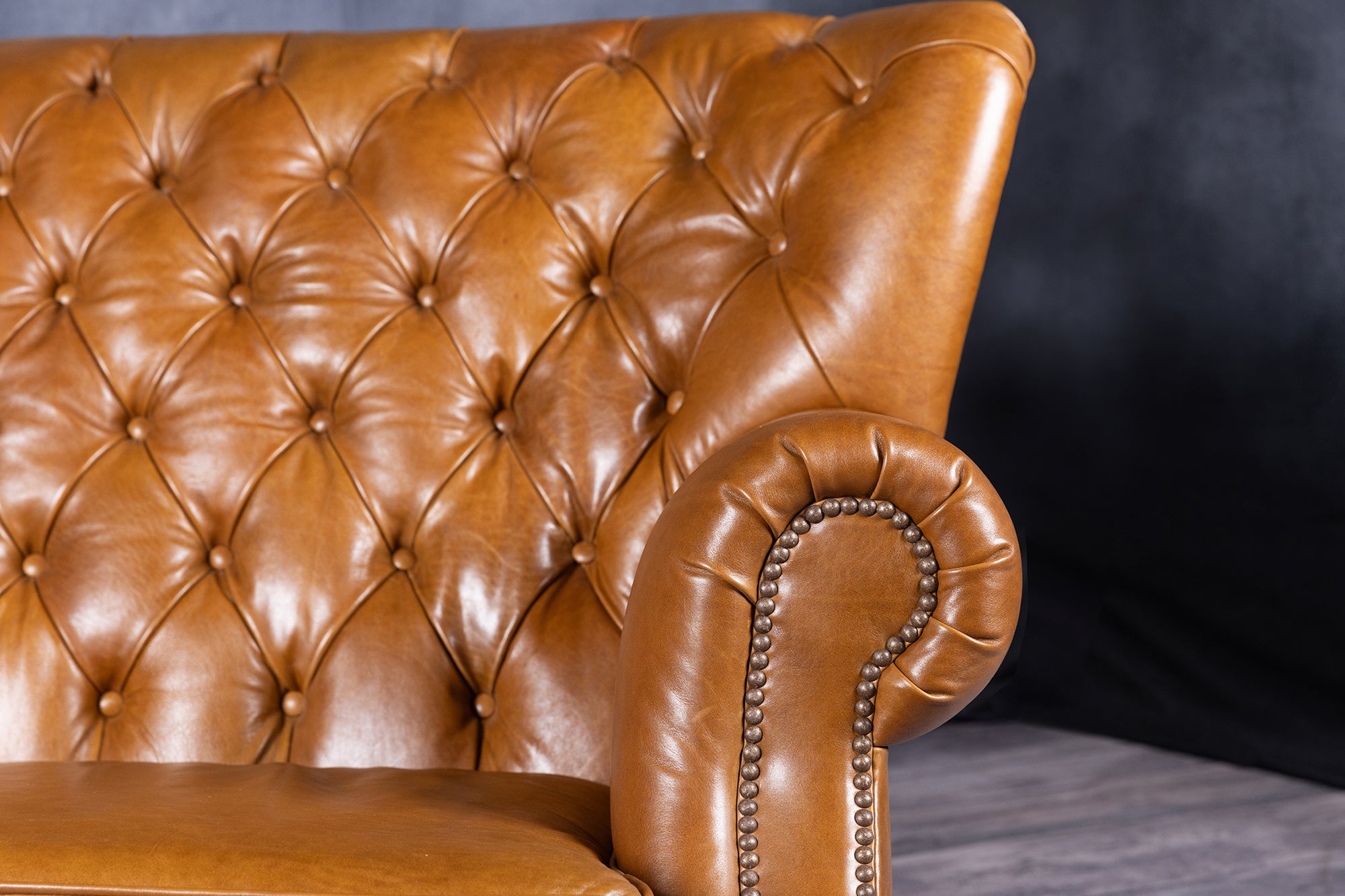 Writers Leather Sofa