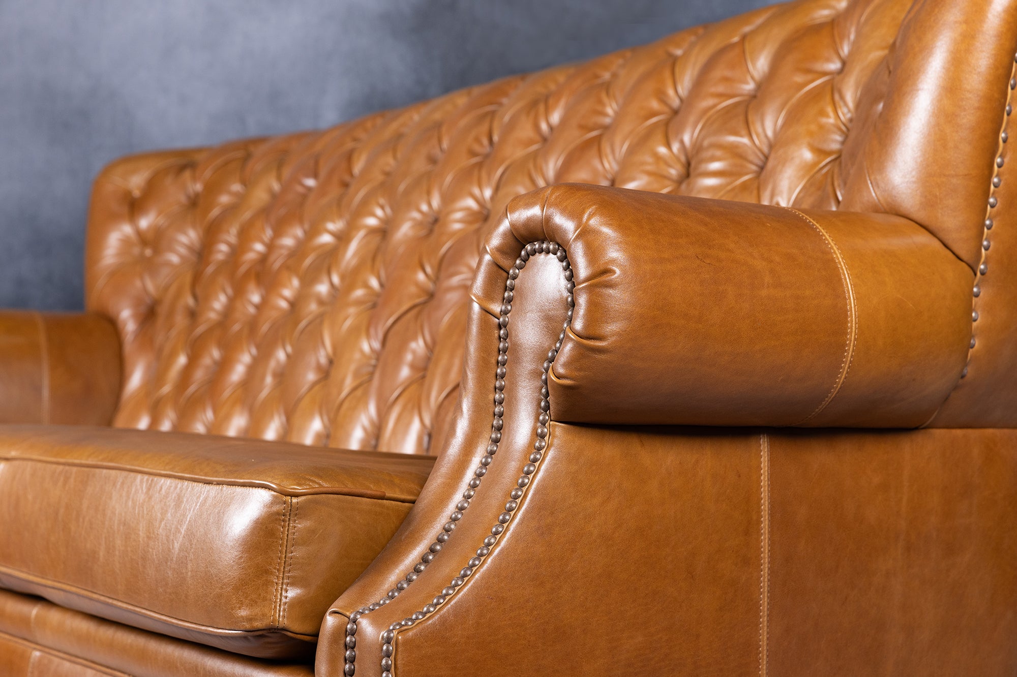 Writers Leather Sofa