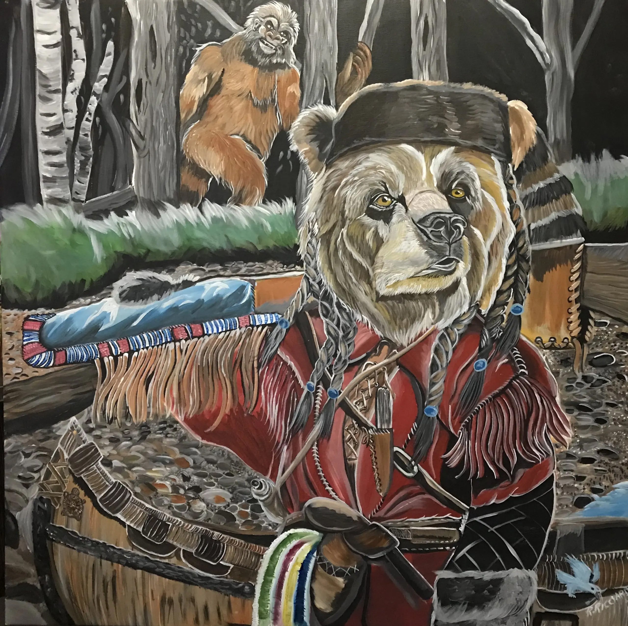 IMPRESSION DE SUIVI D'OURS