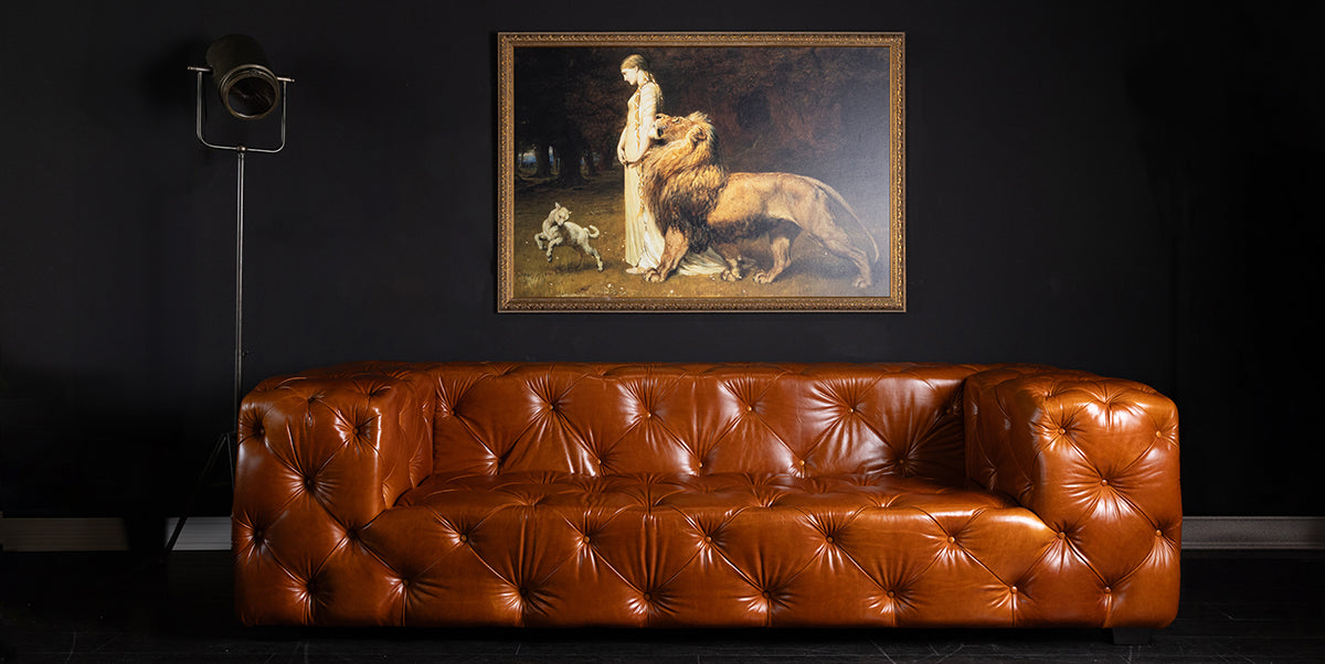 Leather Sofa in Toronto Store