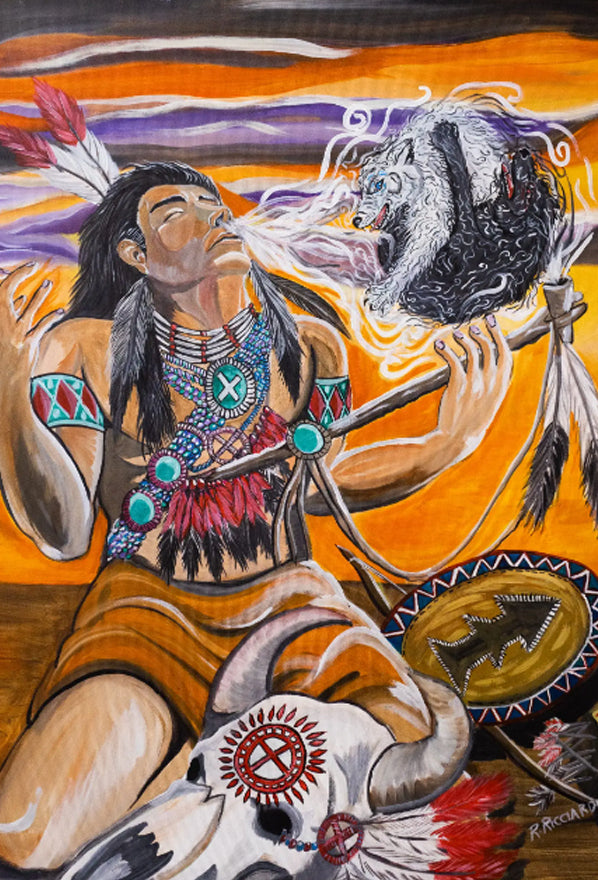 LOUP BLANC VISION DU LOUP NOIR