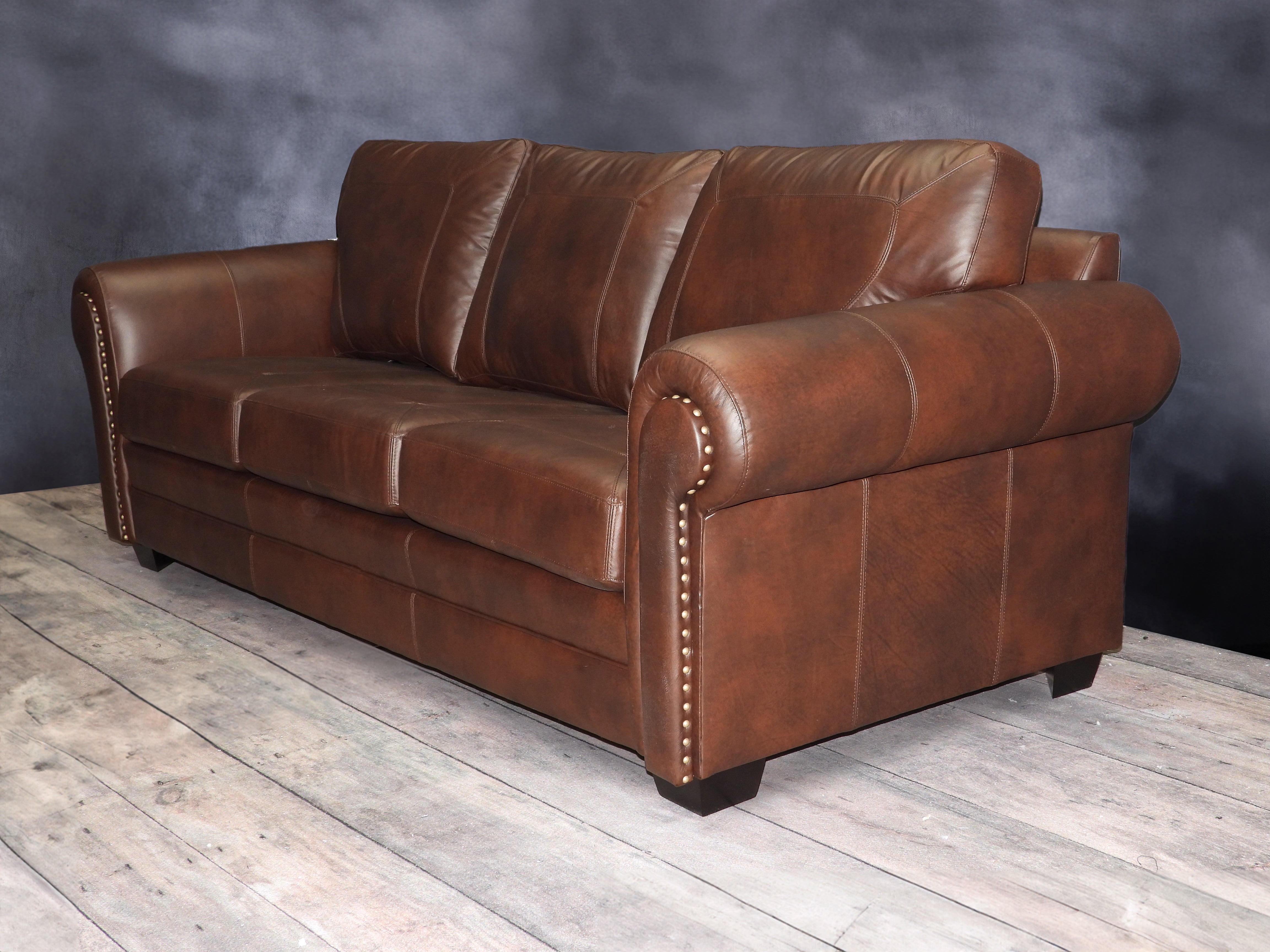 KANSAS LEATHER SOFA BED