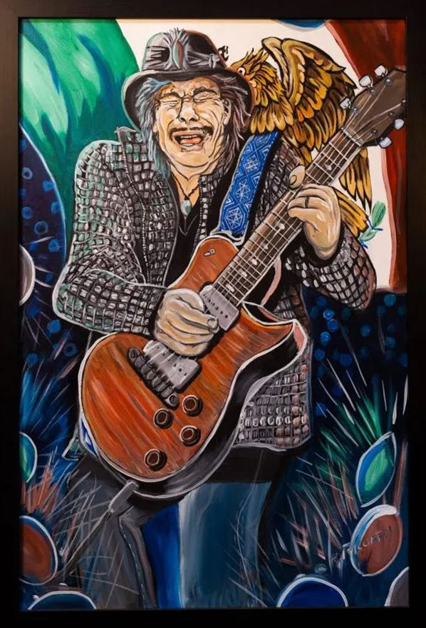 CARLOS SANTANA PRINT