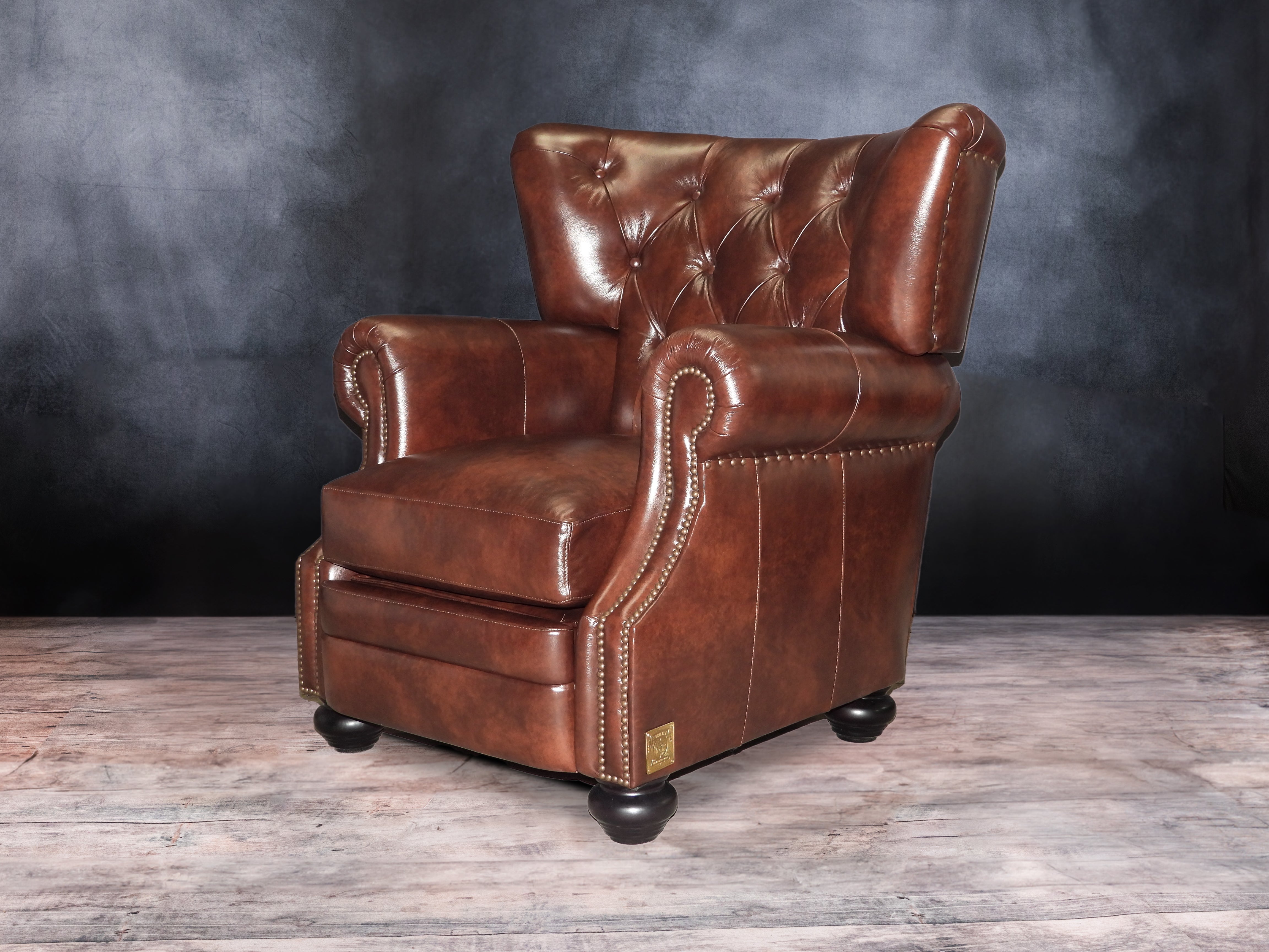 AFICIONADO LEATHER RECLINER CHAIR