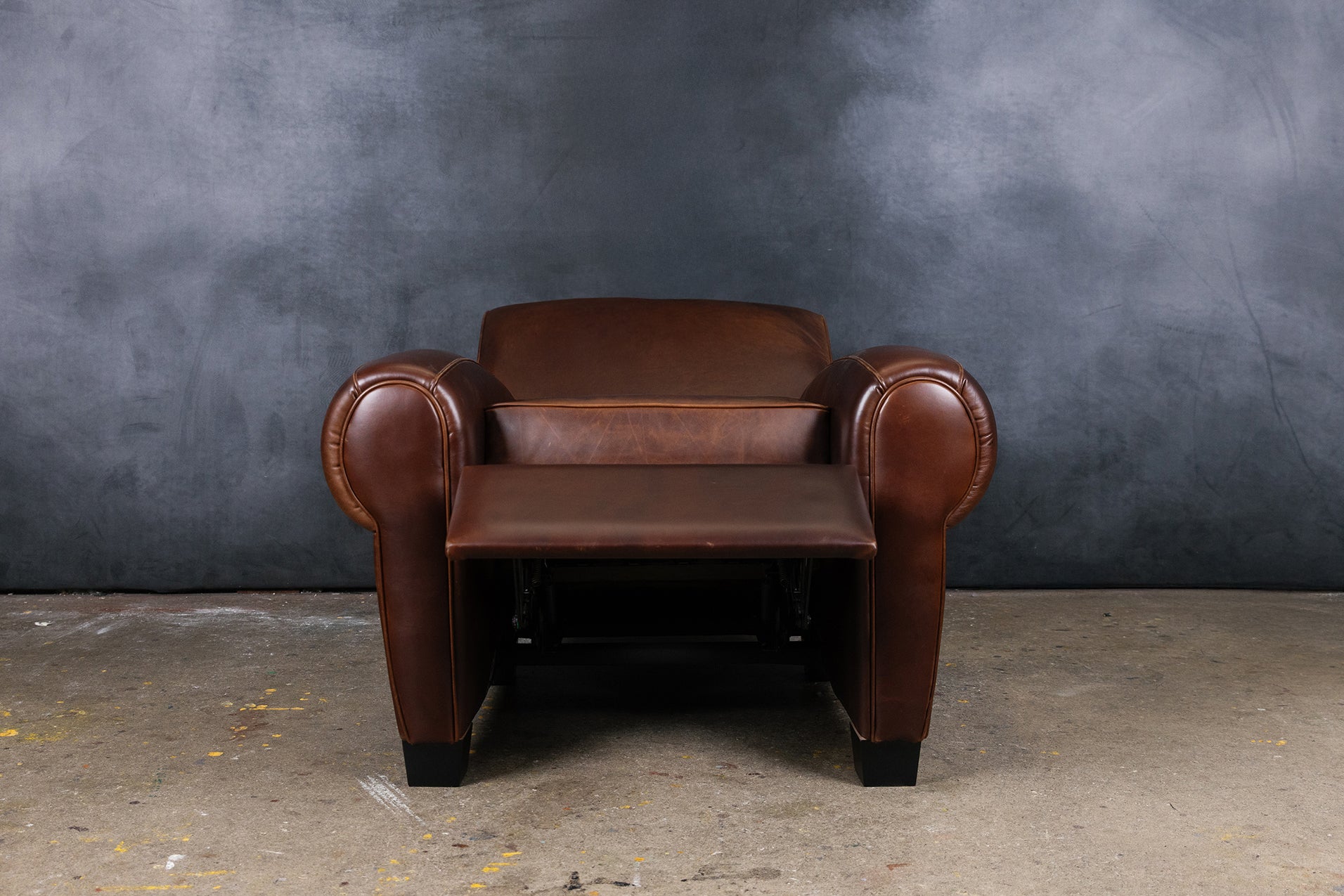 FAUTEUIL INCLINABLE EN CUIR ANTONIO