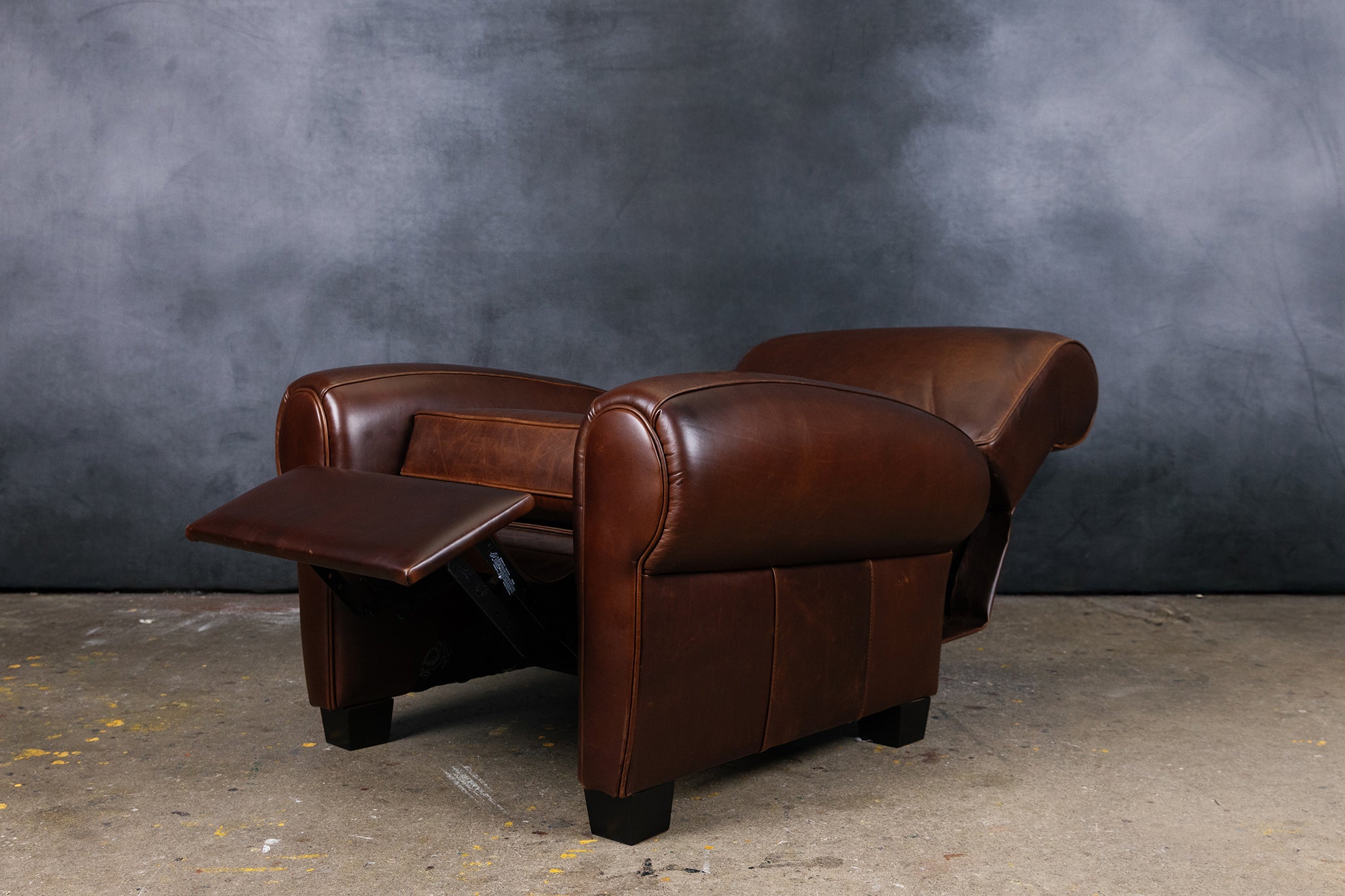 FAUTEUIL INCLINABLE EN CUIR ANTONIO