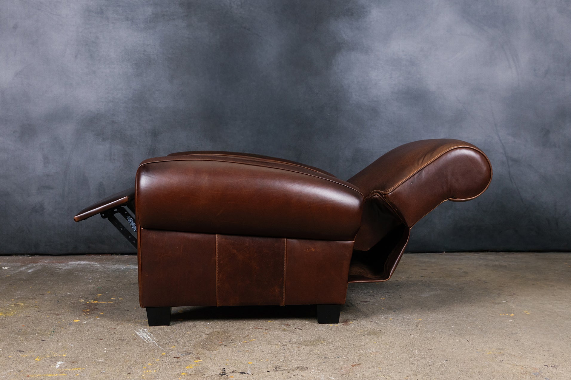 FAUTEUIL INCLINABLE EN CUIR ANTONIO
