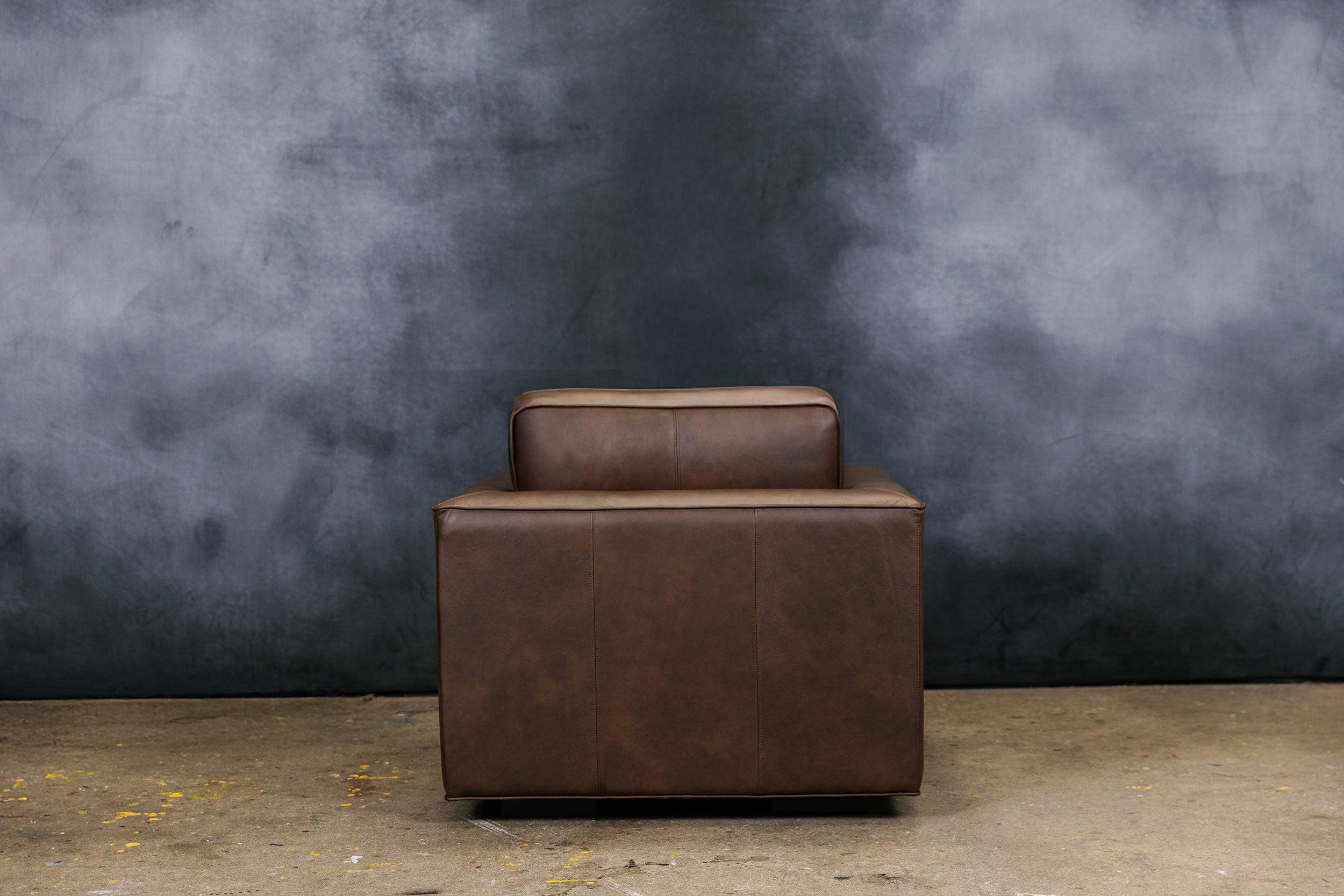 MADDEX LEATHER CHAIR SLIM ARM