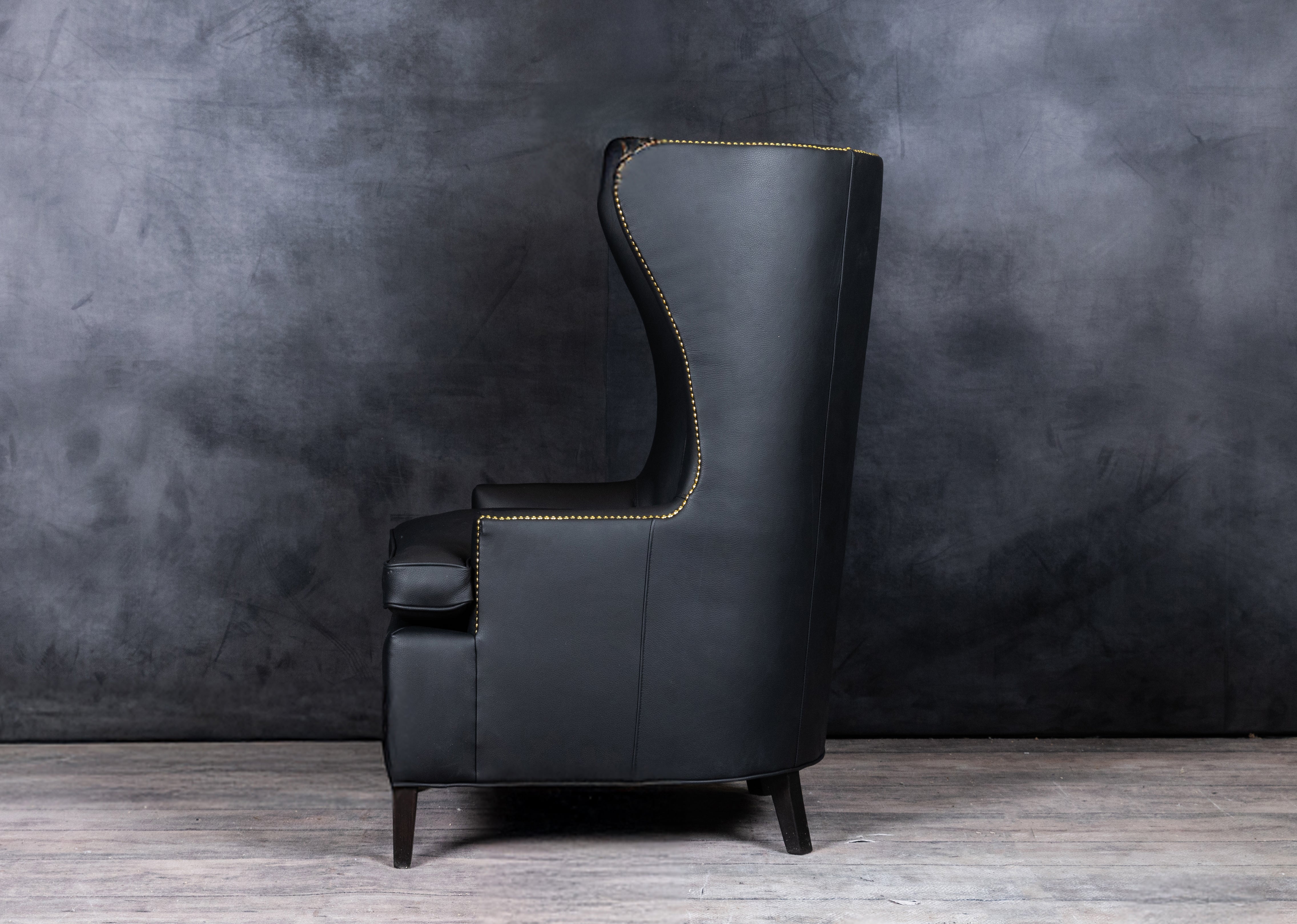 SIR GALAHAD LEATHER CHAIR