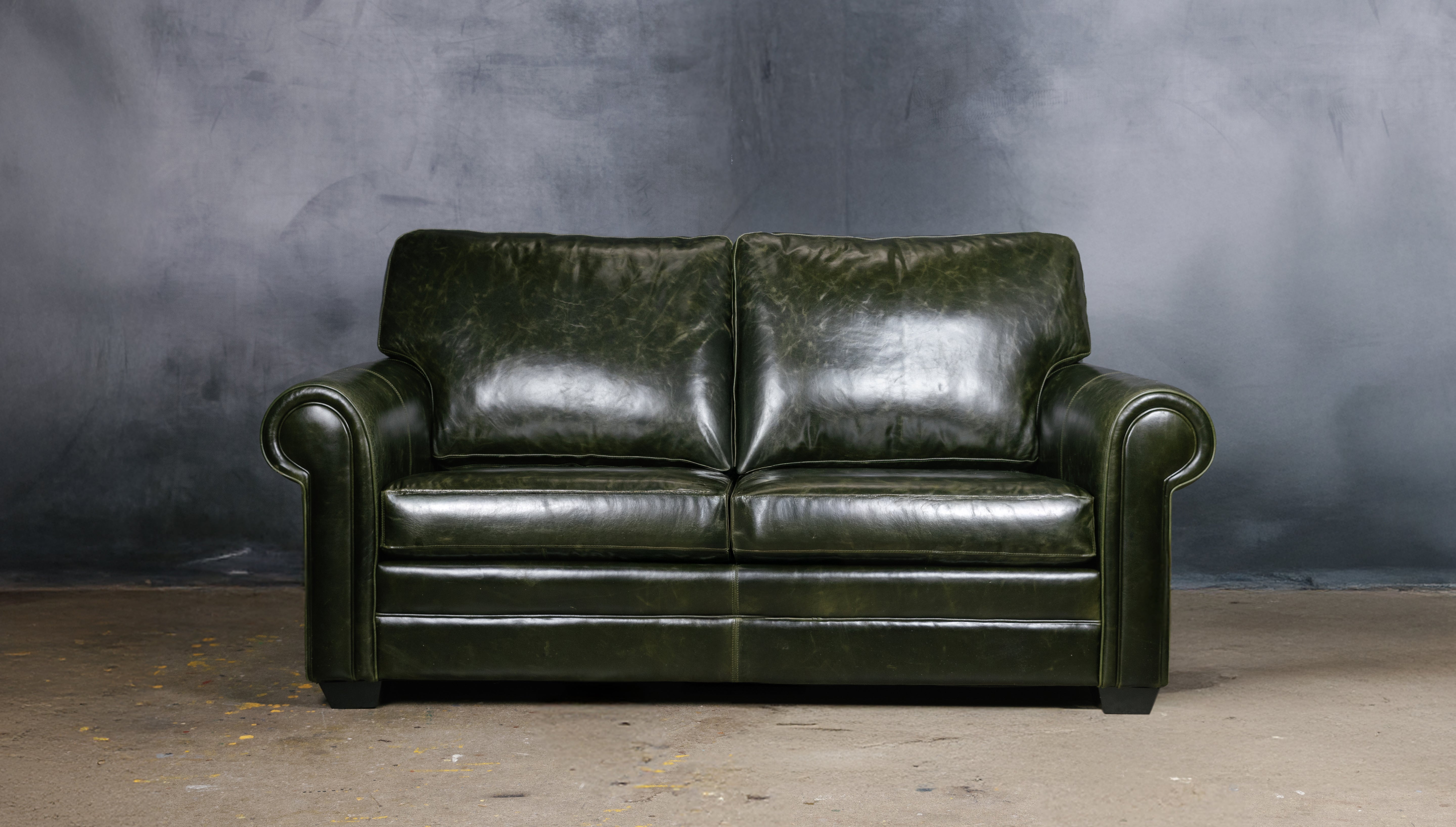 Surrey Leather Loveseat