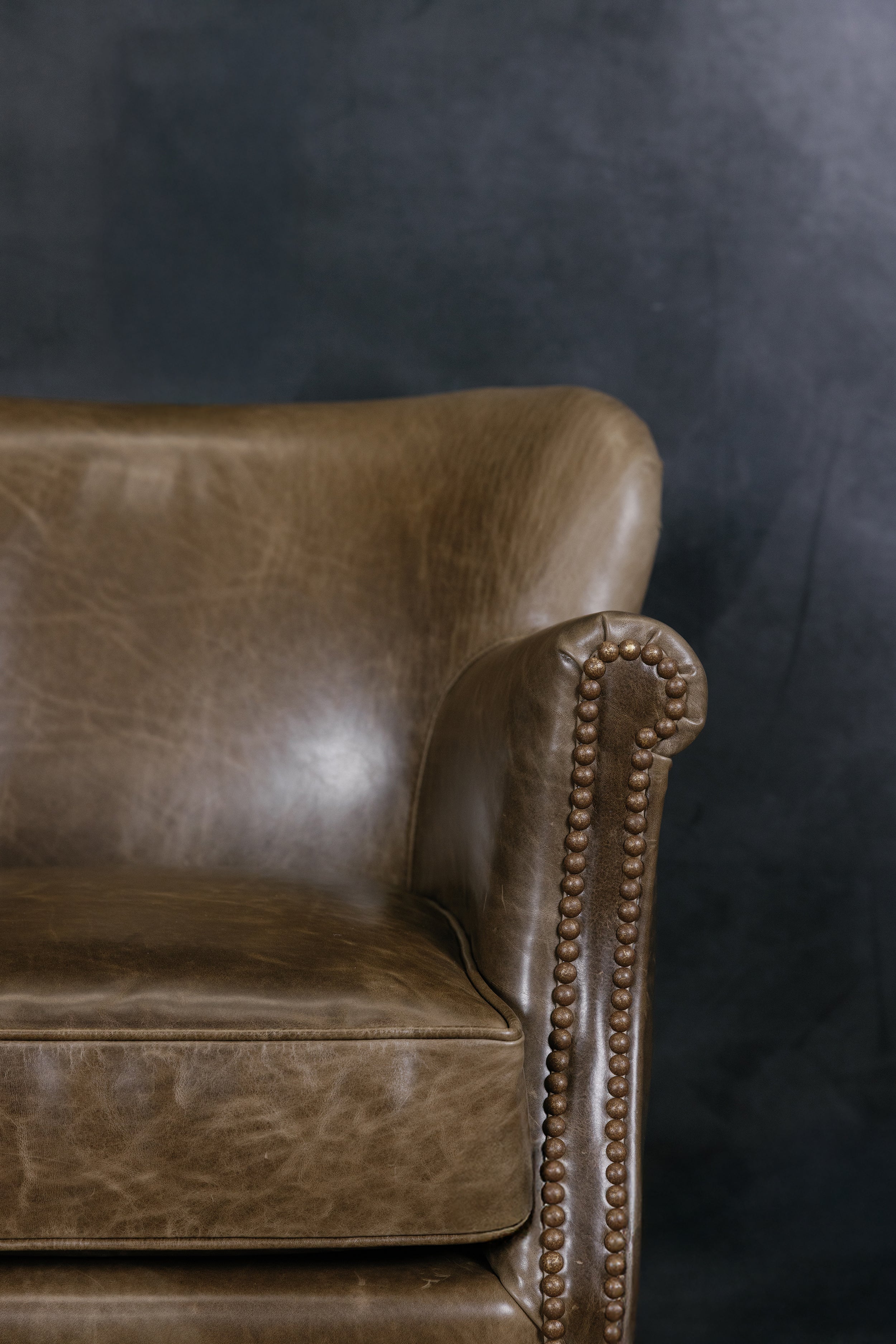 FAUTEUIL EN CUIR NAPOLÉON