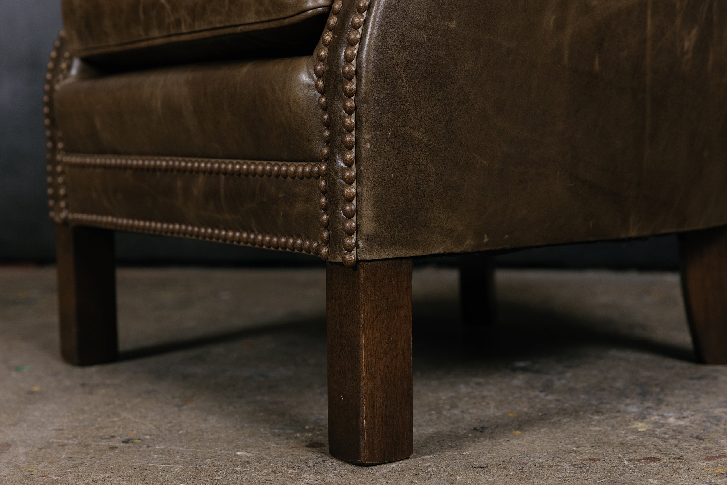 FAUTEUIL EN CUIR NAPOLÉON
