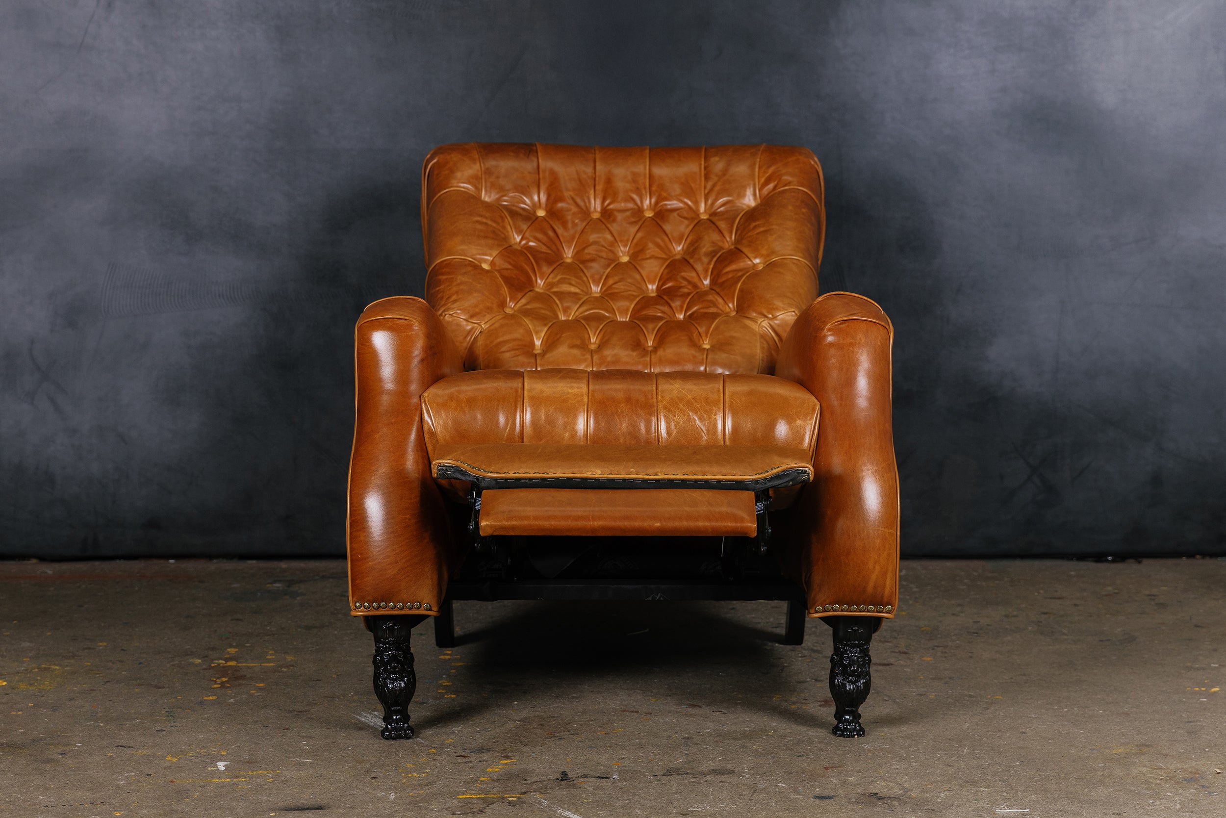 Fauteuil inclinable en cuir Lord Ironwood 