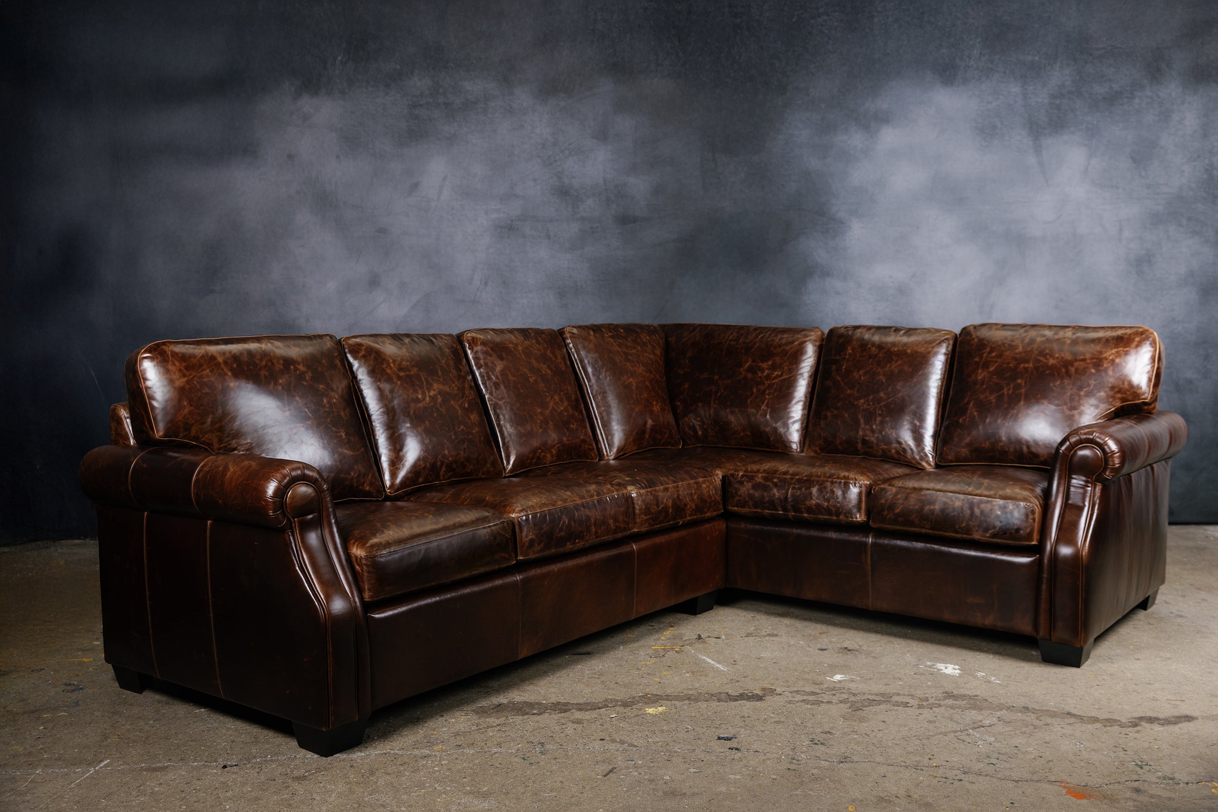 TEXAS LEATHER SECTIONAL