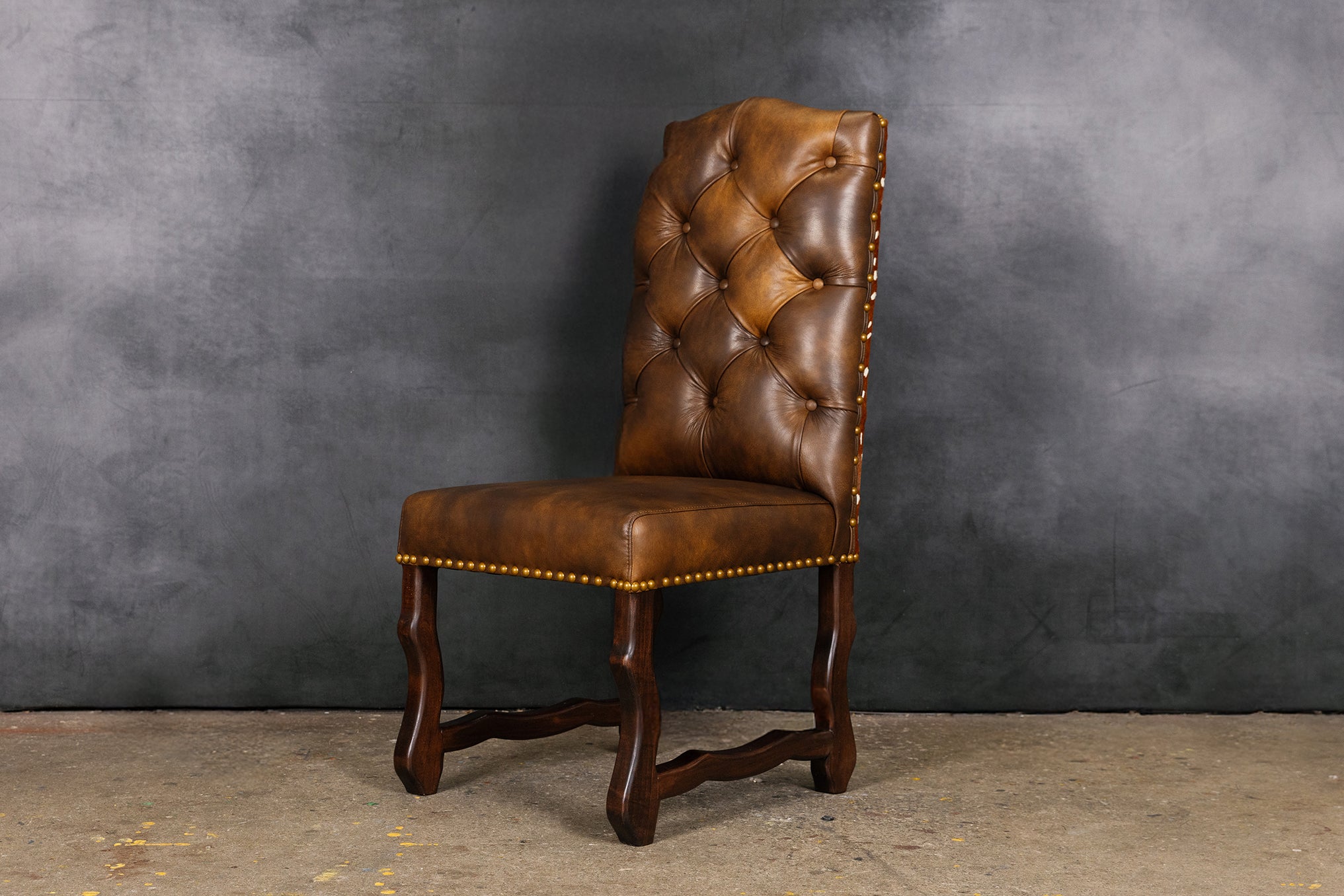 CHAISE DE SALLE À MANGER EN CUIR THUNDERBIRD