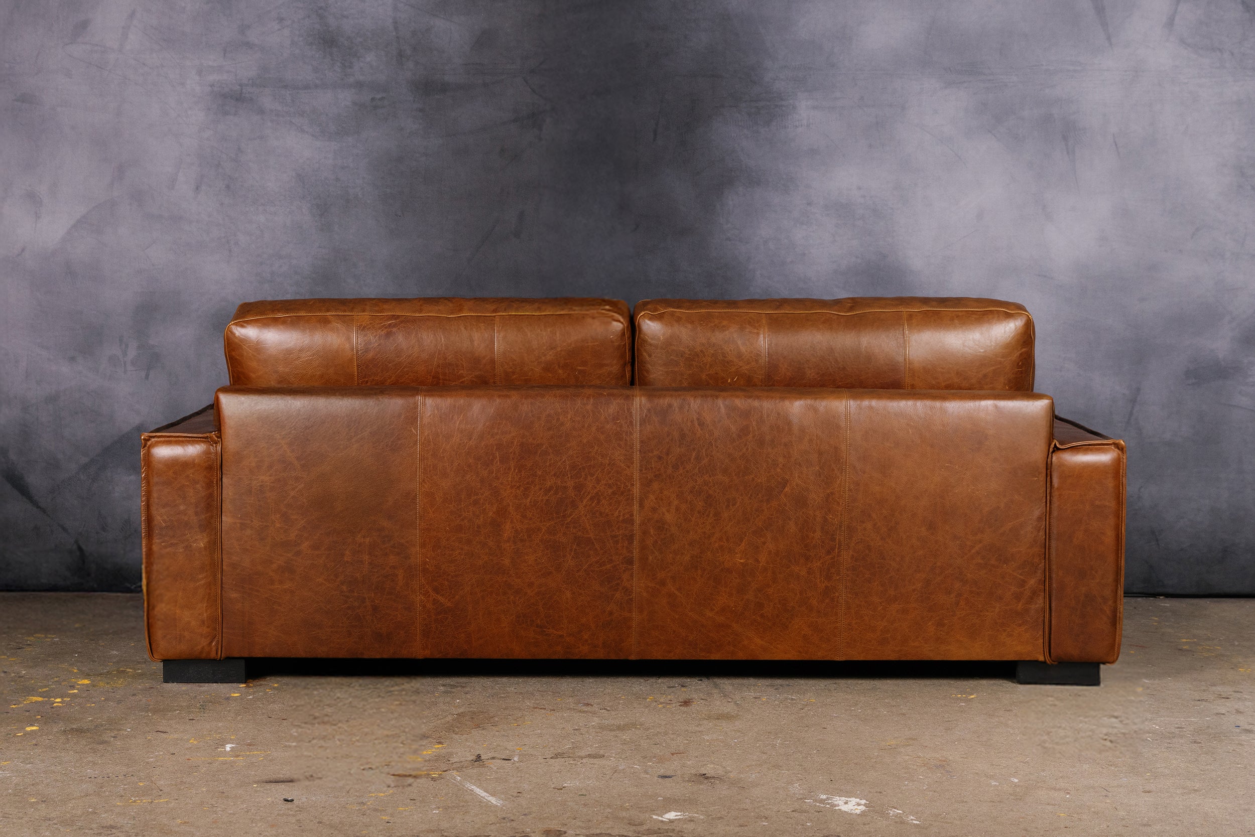 THE BATTALION  LEATHER SOFA
