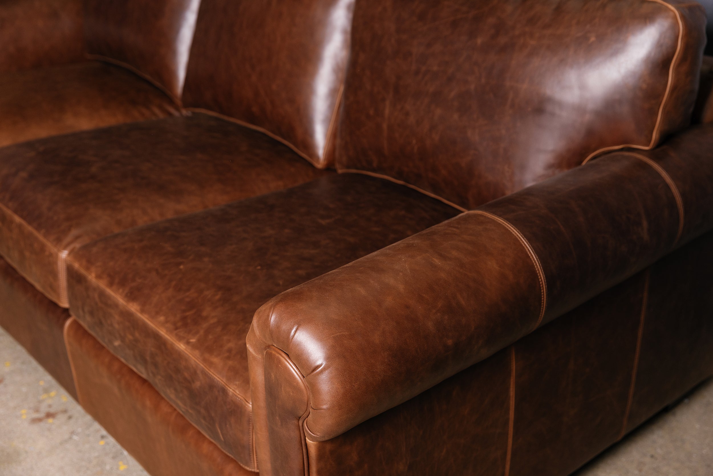 Duke Of Lancaster Leather Sofa