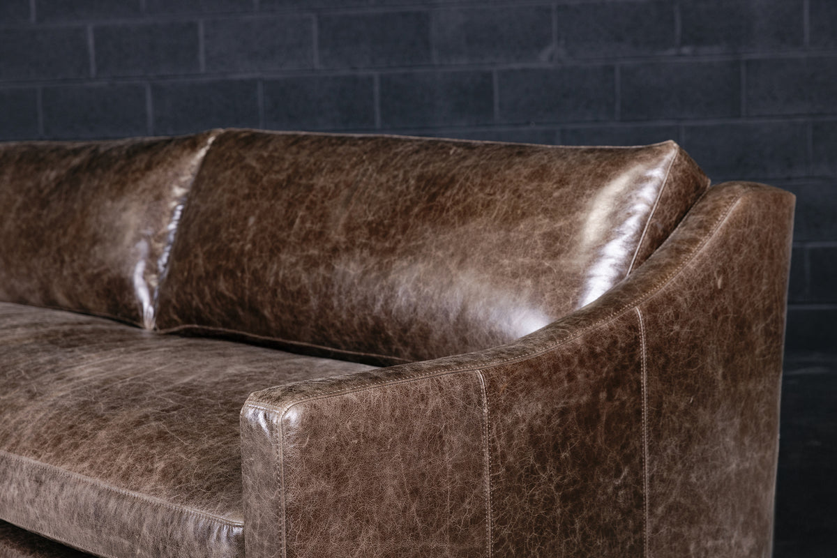 THE BRUGES LEATHER SOFA