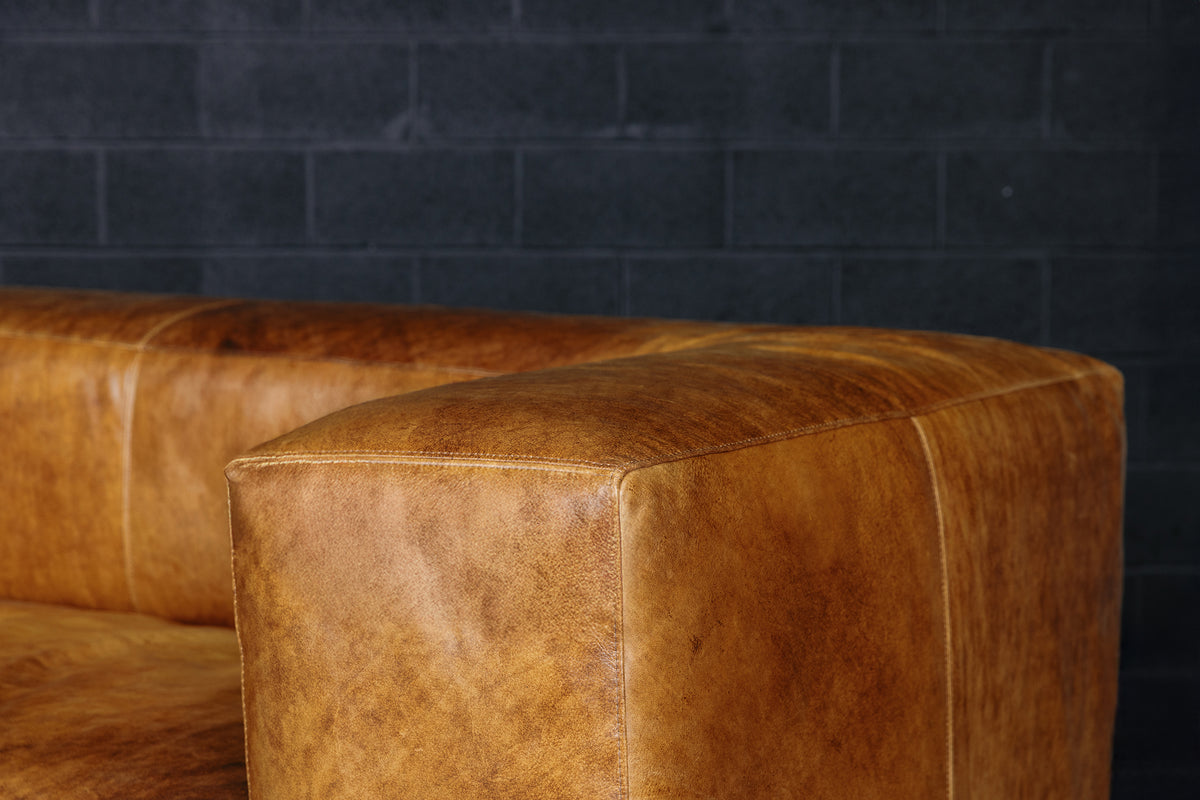 COMMISSIONER LEATHER SOFA