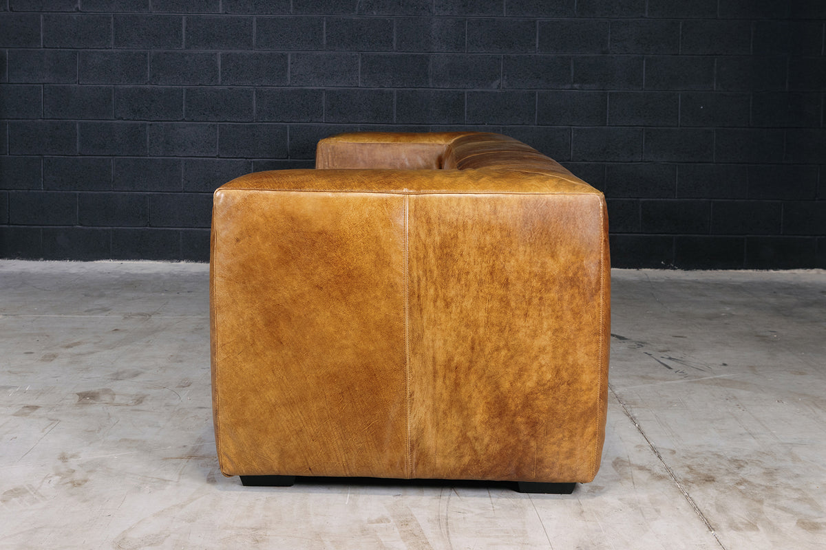 COMMISSIONER LEATHER SOFA