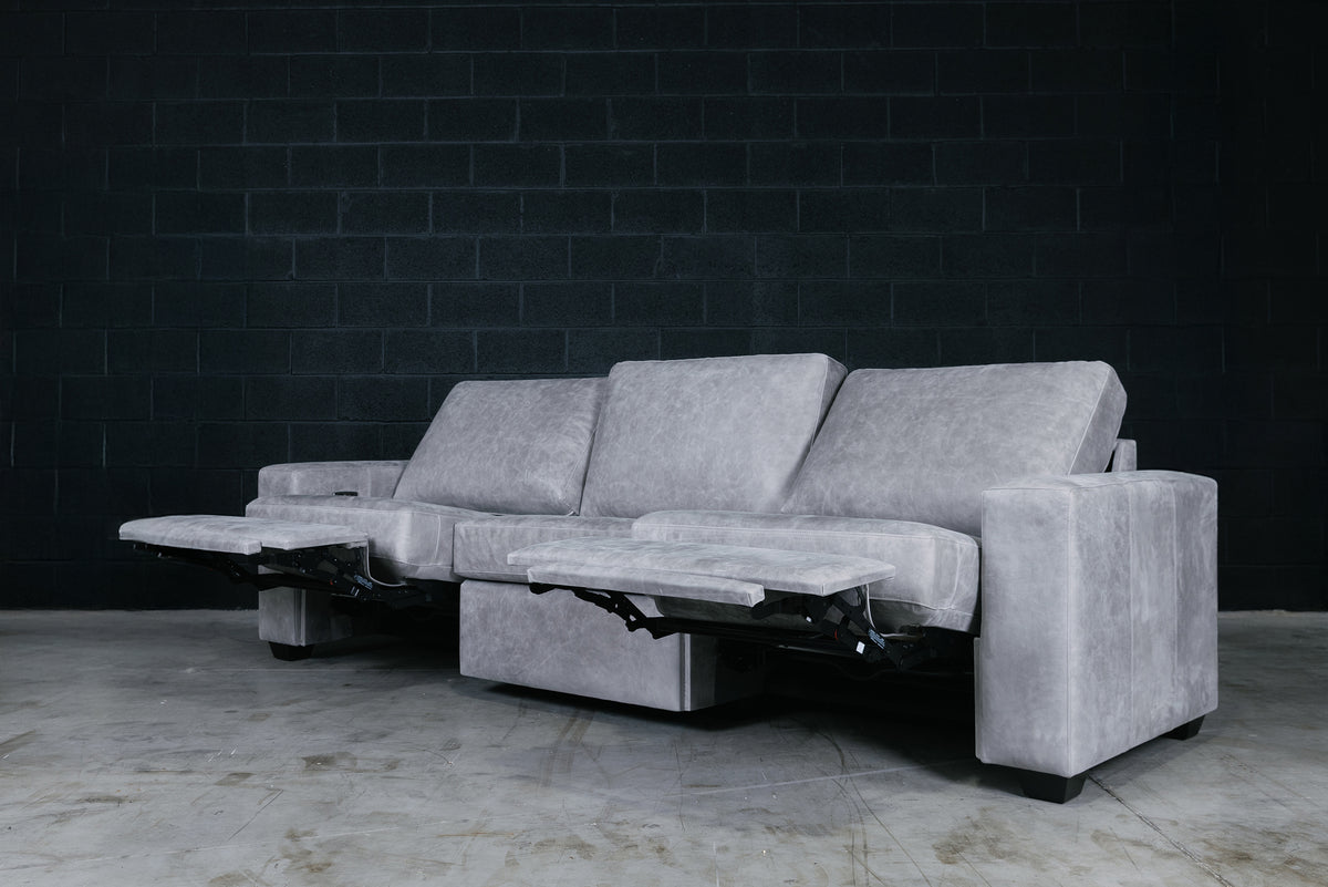 MODENA MOTION LEATHER SOFA 110 INCH