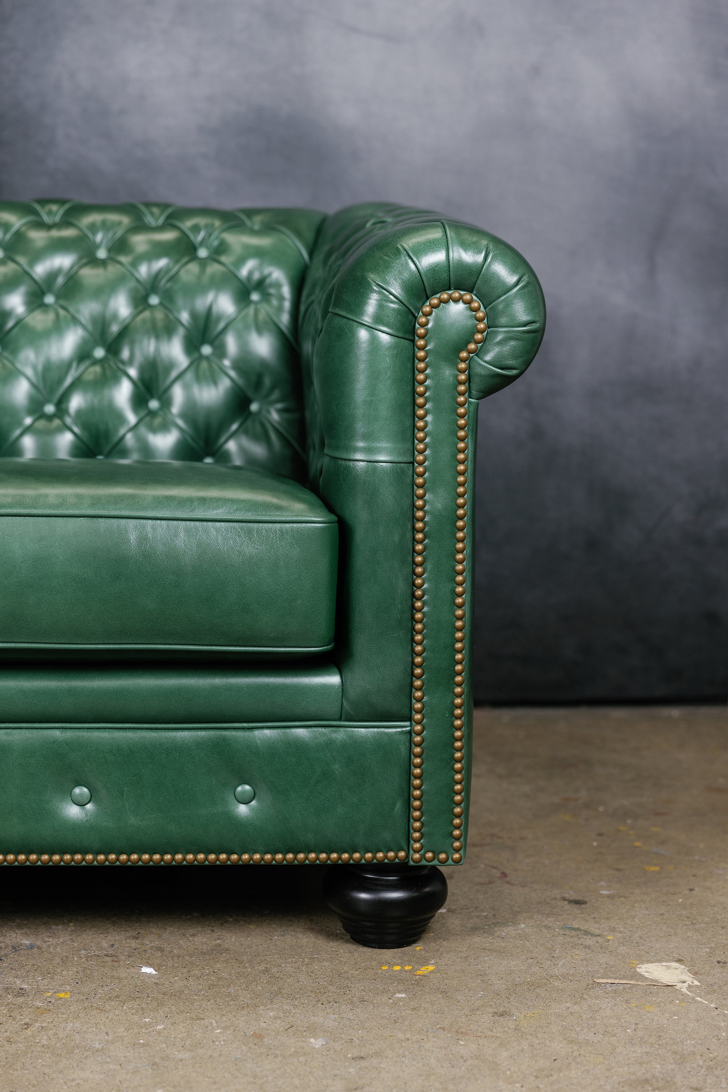 CANAPÉ DEUX PLACES EN CUIR OXFORD